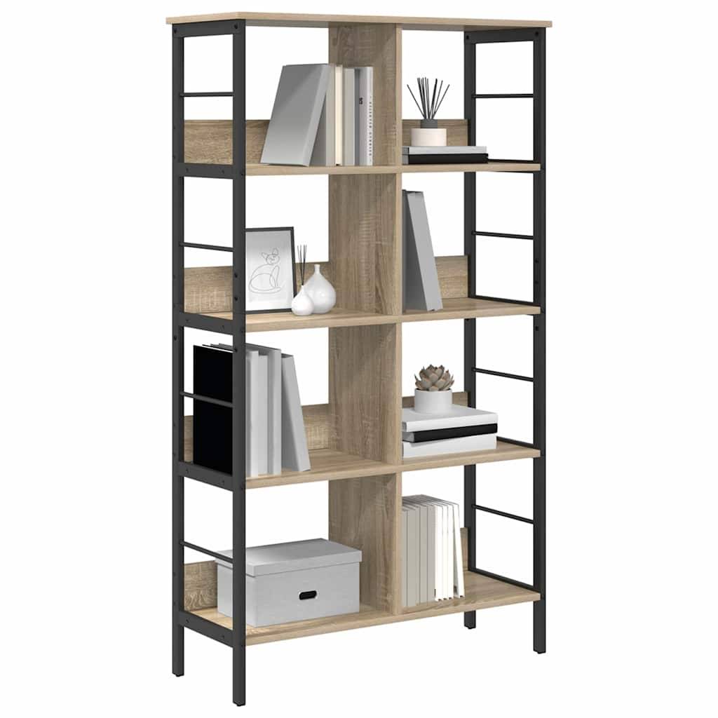 vidaXL Bücherregal Sonoma-Eiche 82 x 32 x 144,5 cm Holzwerkstoff