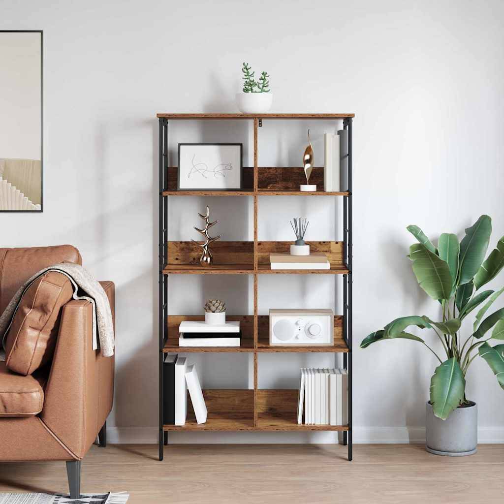 vidaXL Bücherregal Altholz 82 x 32 x 144,5 cm Holzwerkstoff