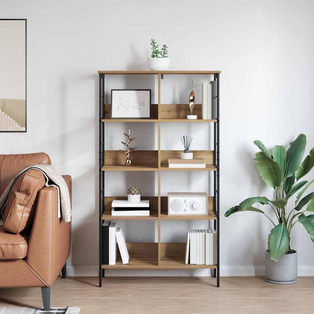 vidaXL Bücherregal Artisan-Eiche 82 x 32 x 144,5 cm Holzwerkstoff