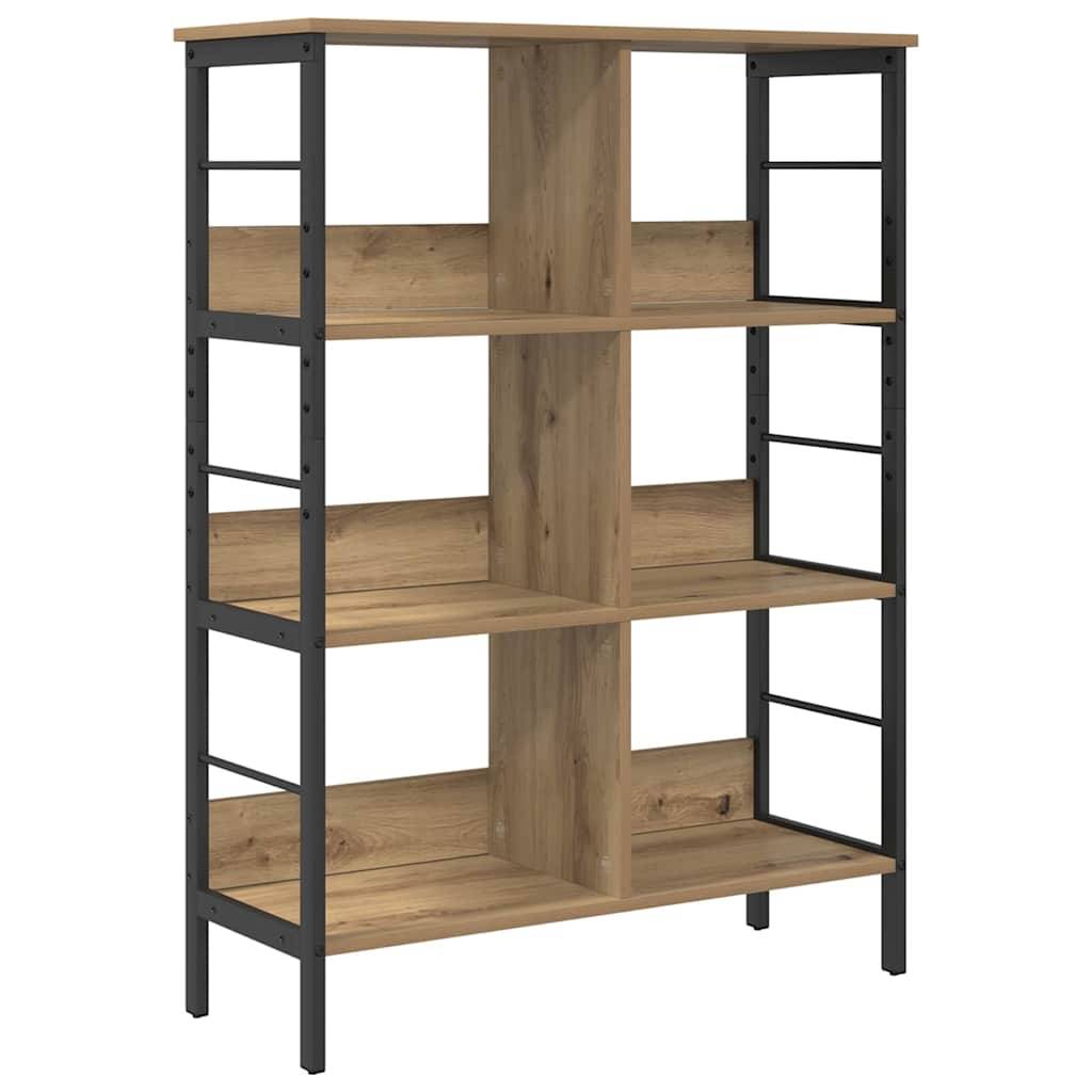 vidaXL Bücherregal Artisan-Eiche 82 x 32 x 112 cm Holzwerkstoff