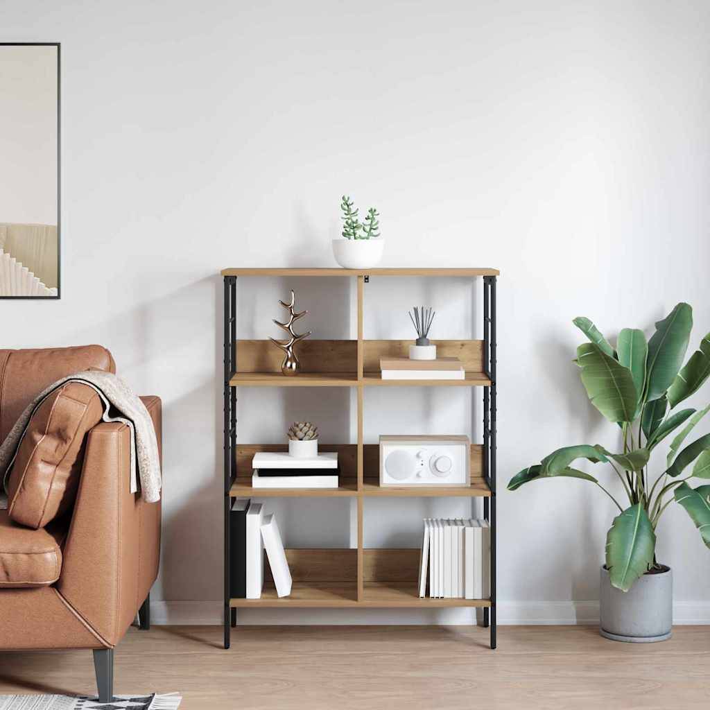 vidaXL Bücherregal Artisan-Eiche 82 x 32 x 112 cm Holzwerkstoff