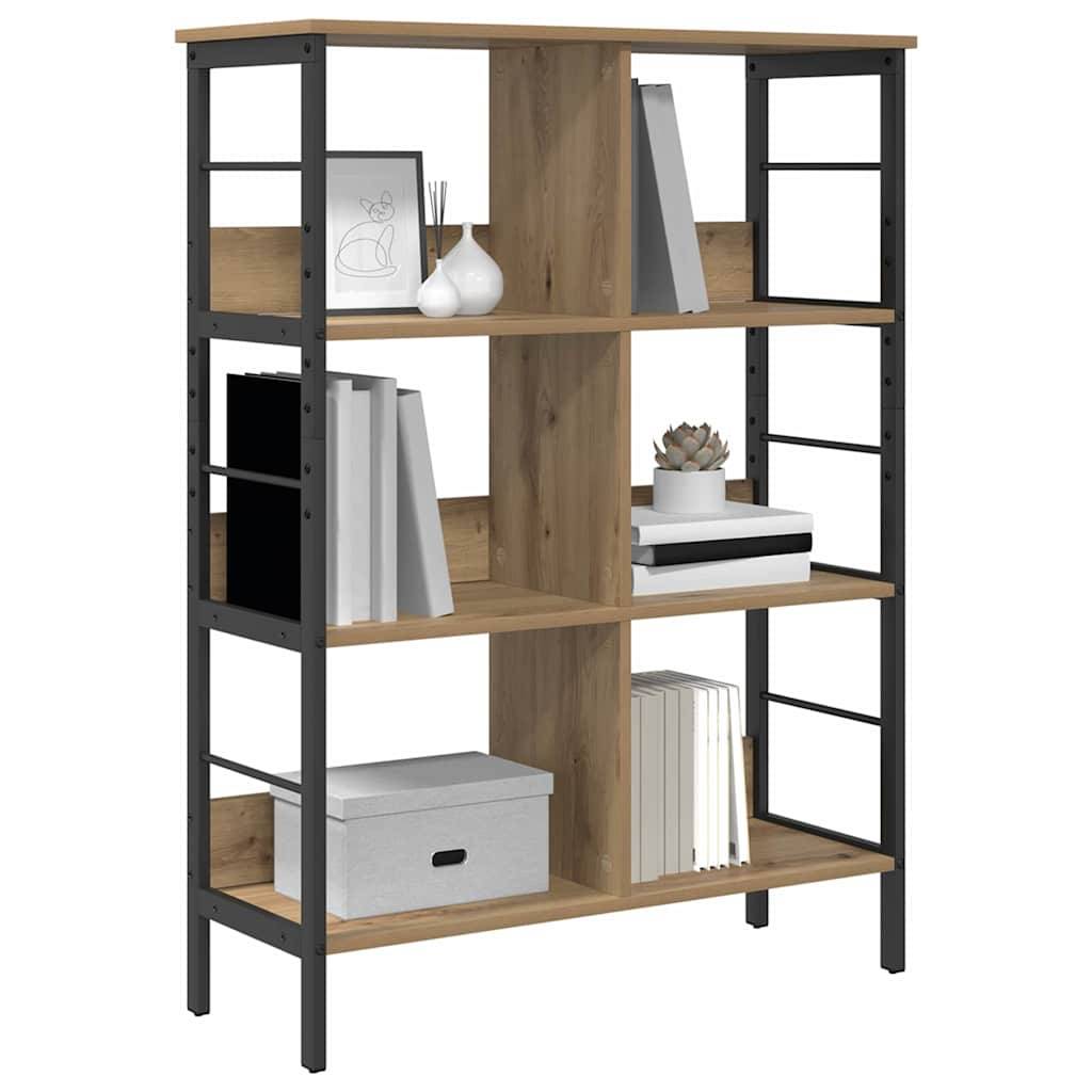 vidaXL Bücherregal Artisan-Eiche 82 x 32 x 112 cm Holzwerkstoff