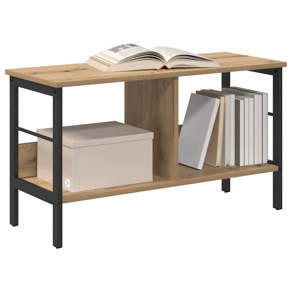 vidaXL Bücherregal Artisan-Eiche 82 x 32 x 47 cm Holzwerkstoff