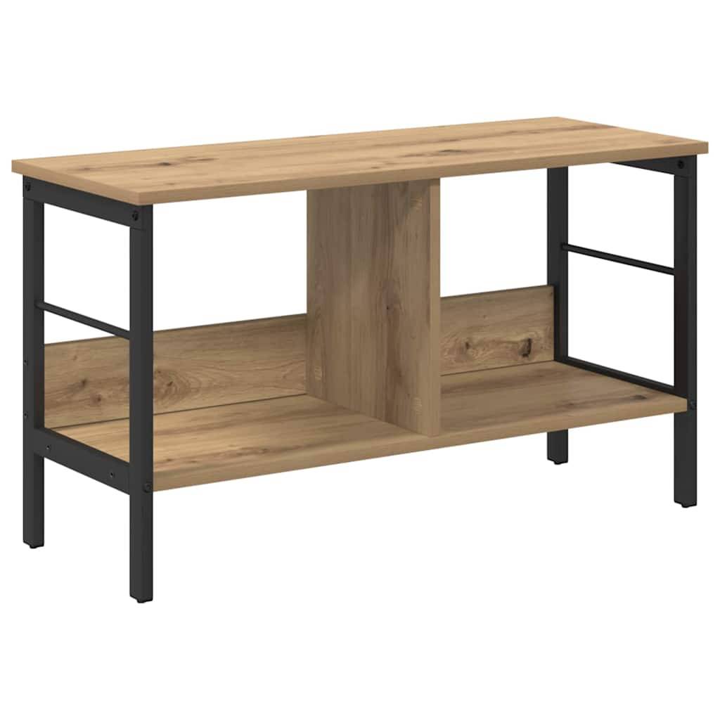 vidaXL Bücherregal Artisan-Eiche 82 x 32 x 47 cm Holzwerkstoff