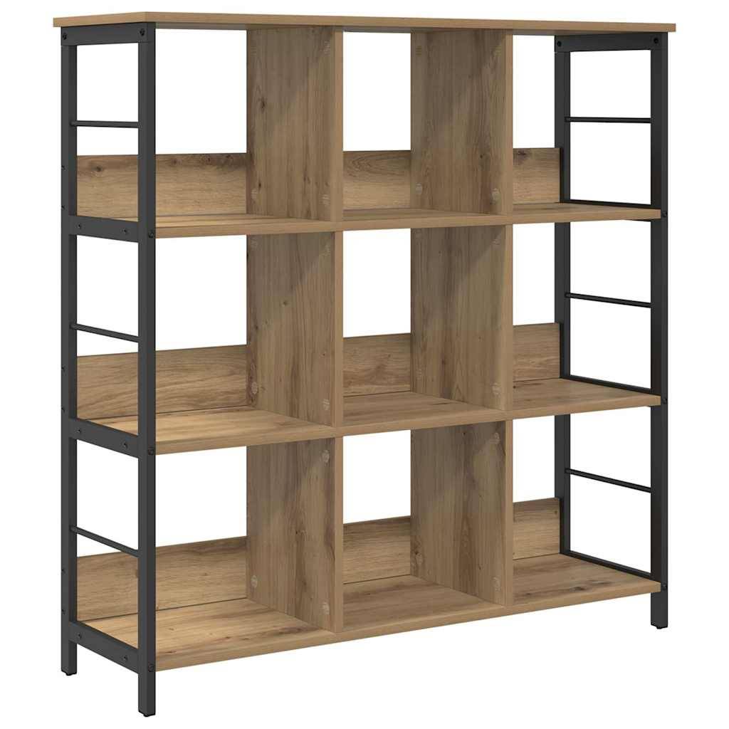 vidaXL Bücherregal Artisan-Eiche 102 x 32 x 104,5 cm Holzwerkstoff