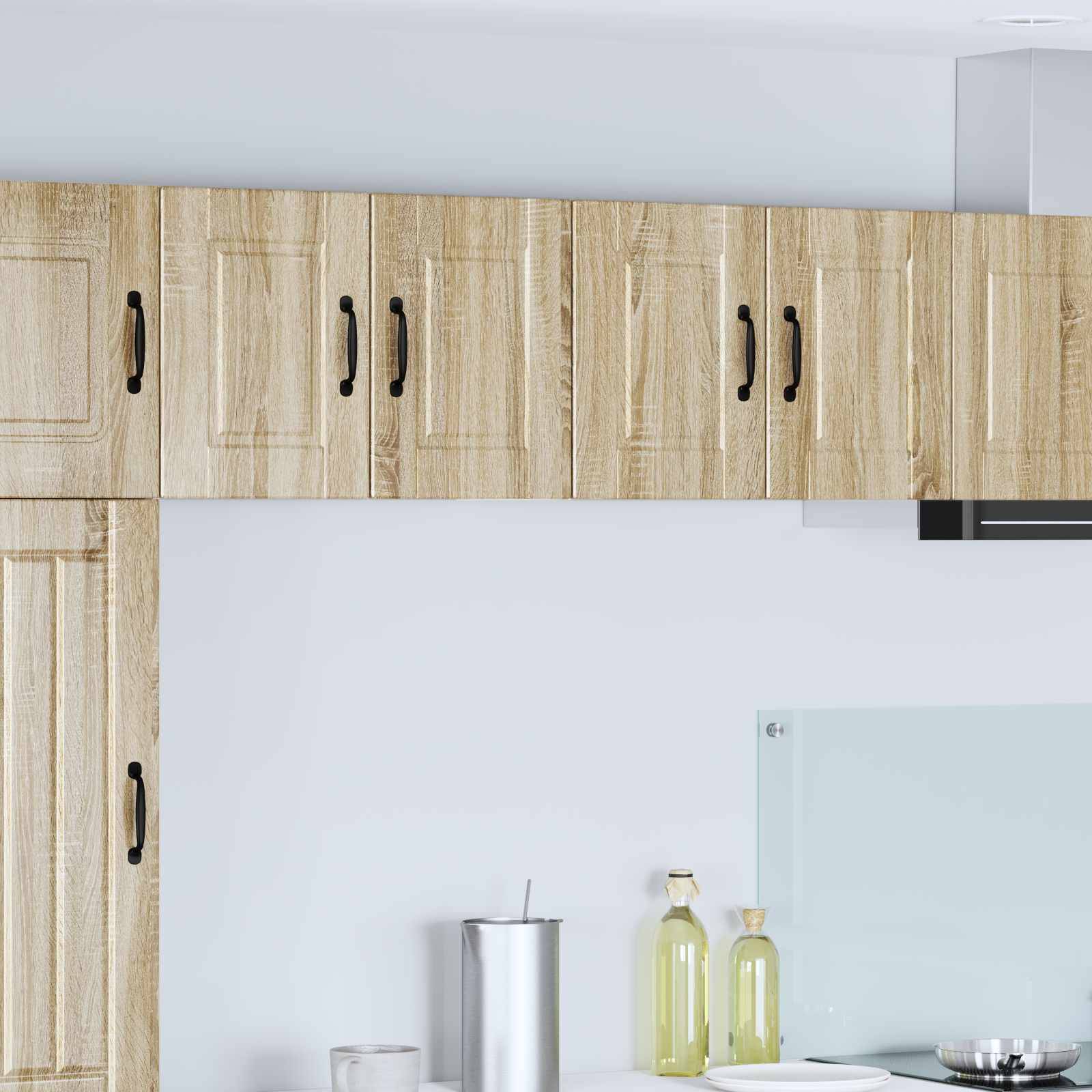 vidaXL Küchenschrank 2 pcs Sonoma-Eiche 60 x 31 x 40 cm Holzwerkstoff