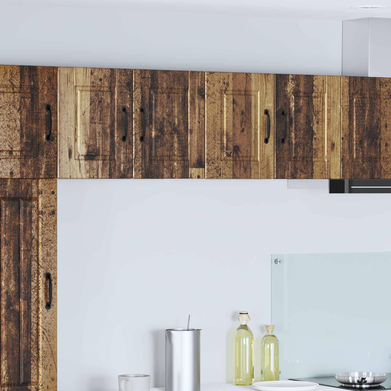 vidaXL Küchenschrank 2 pcs Altholz 60 x 31 x 40 cm Holzwerkstoff