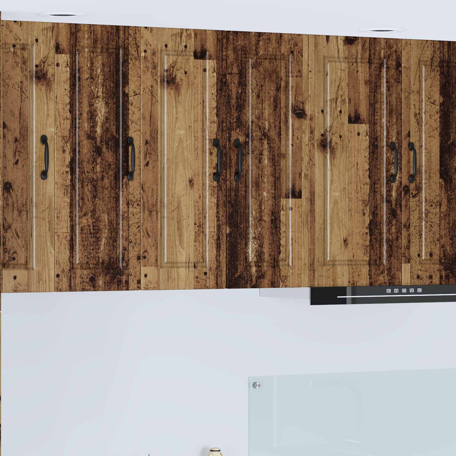 vidaXL Wandschrank PORTO Altholz 30 x 31 x 80 cm Holzwerkstoff