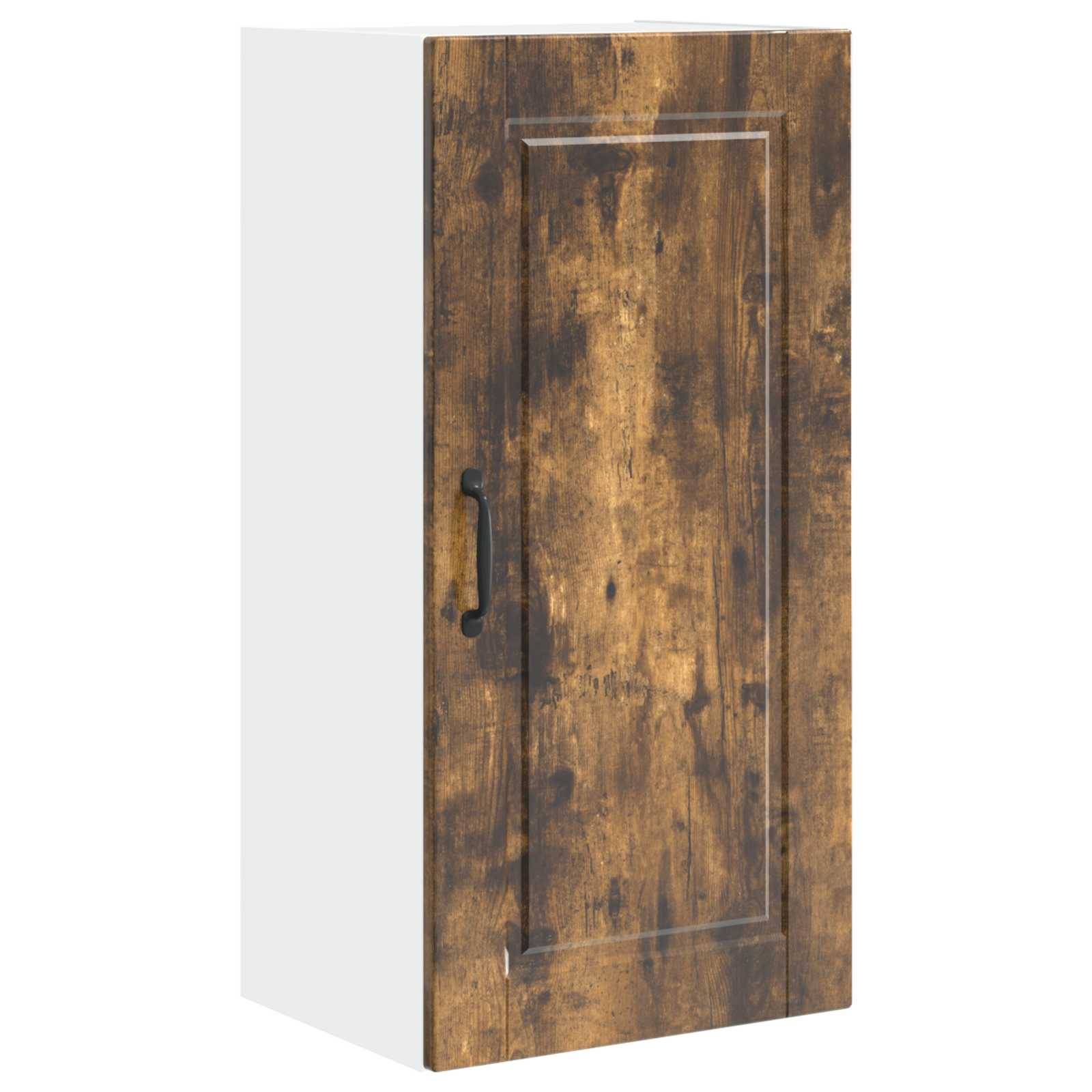 vidaXL Wandschrank PORTO Geräucherte Eiche 40 x 31 x 80 cm