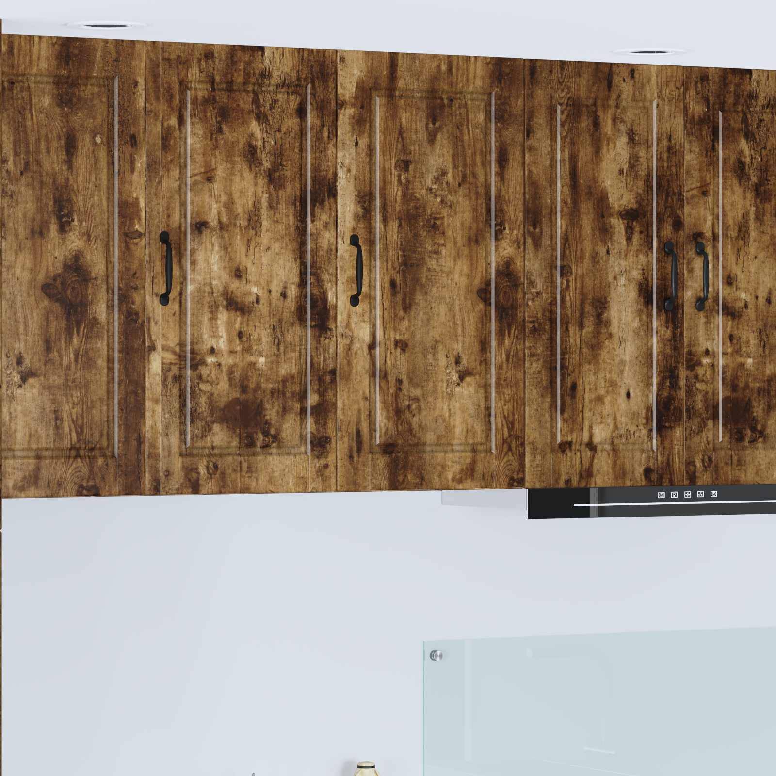 vidaXL Wandschrank PORTO Geräucherte Eiche 40 x 31 x 80 cm
