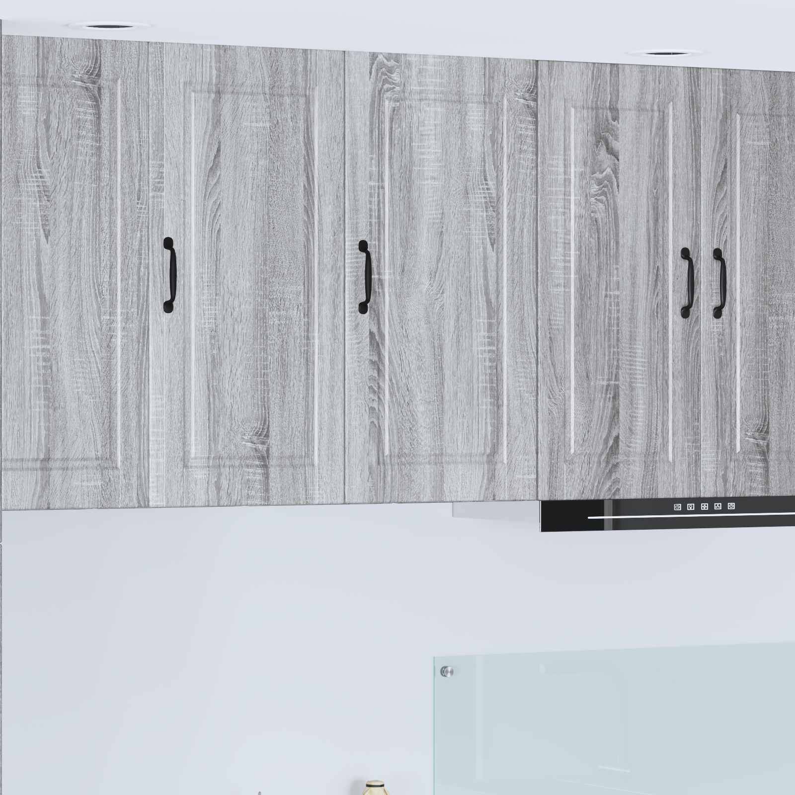 vidaXL Wandschrank PORTO Graues Sonoma 40 x 31 x 80 cm Holzwerkstoff