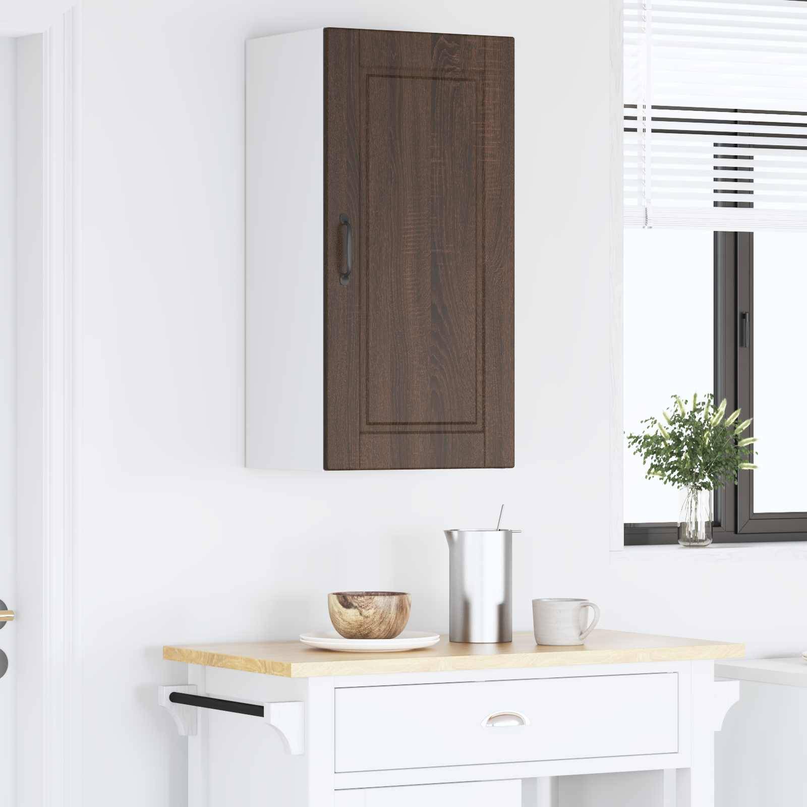 vidaXL Küchenschrank Braun Eichen-Optik 40 x 31 x 80 cm Holzwerkstoff