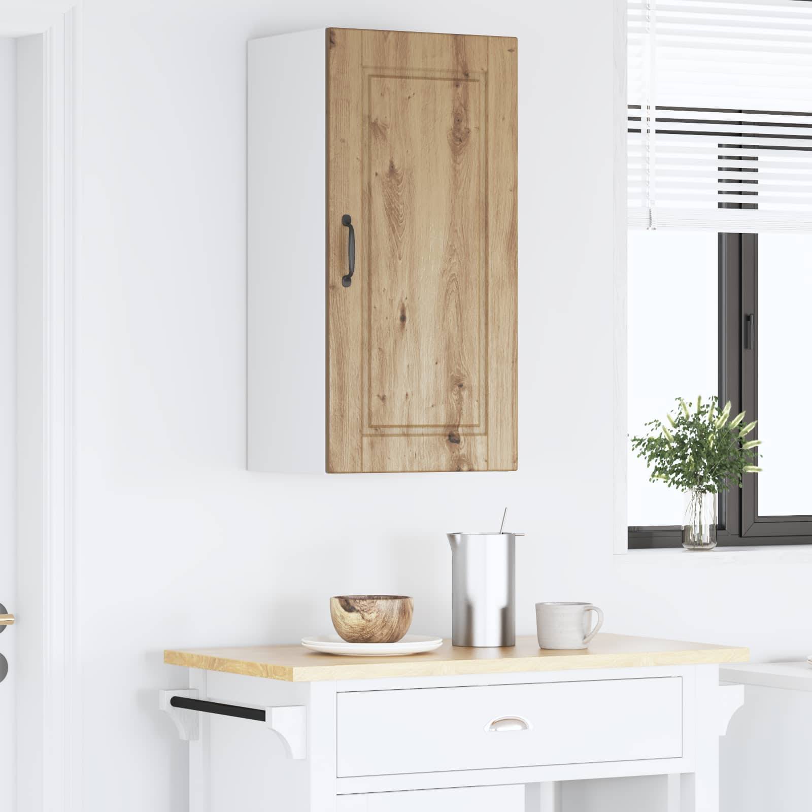 vidaXL Wandschrank PORTO Artisan-Eiche 40 x 31 x 80 cm Holzwerkstoff