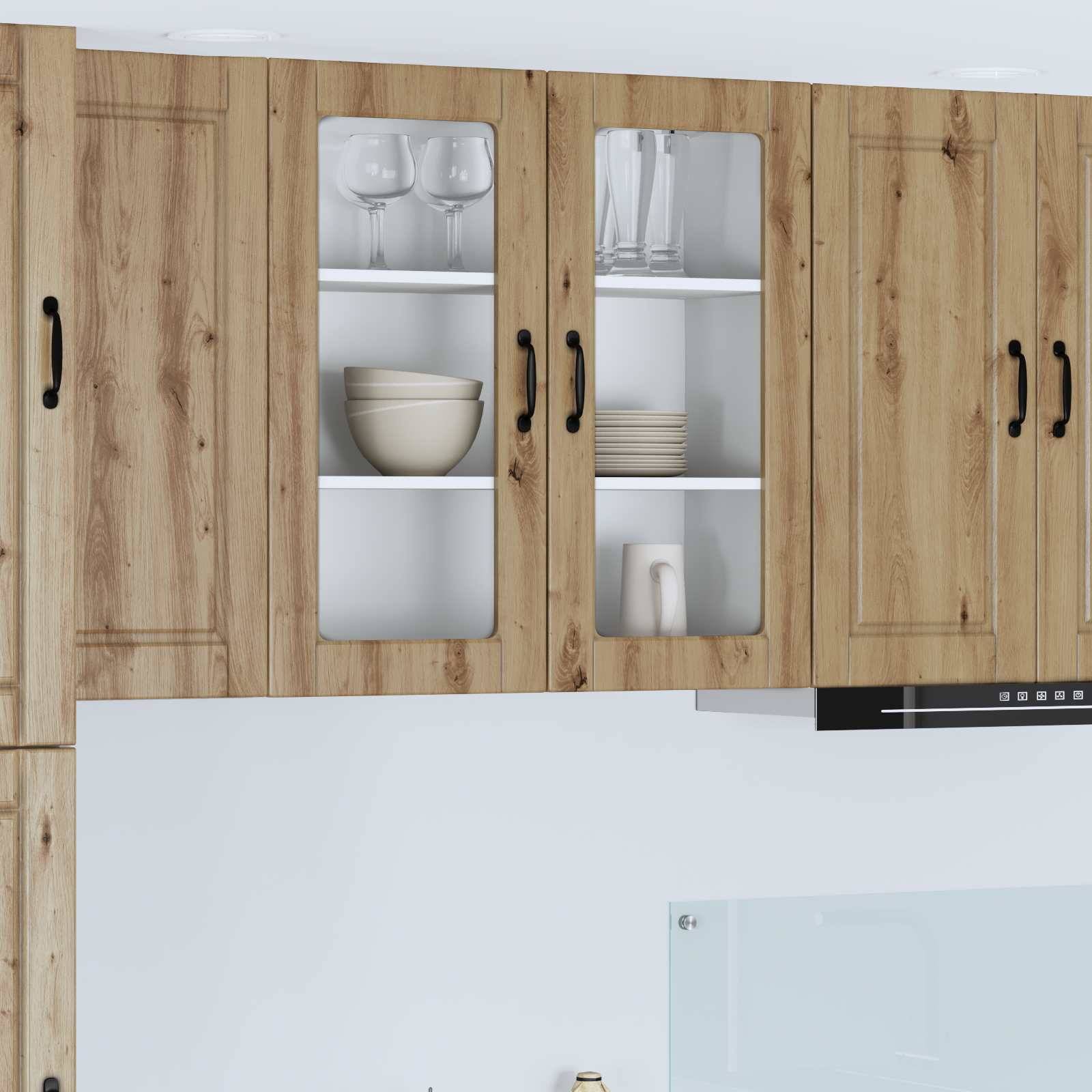 vidaXL Küchenschrank Artisan-Eiche 80 x 31 x 80 cm Holzwerkstoff