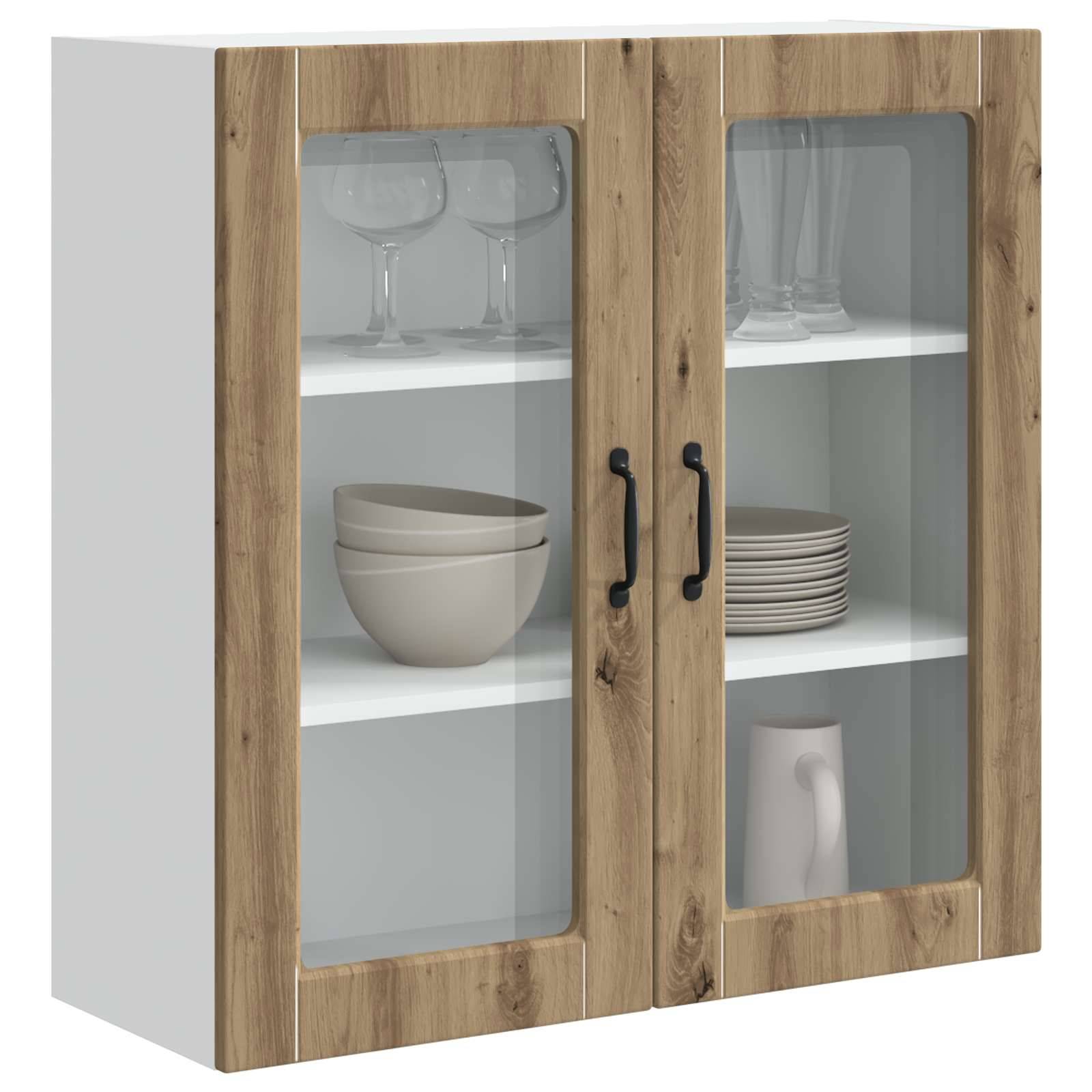 vidaXL Küchenschrank Artisan-Eiche 80 x 31 x 80 cm Holzwerkstoff