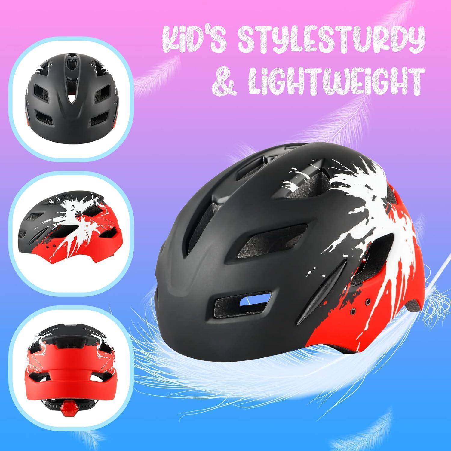 Fahrradhelm Kinder mit Licht, Leichter