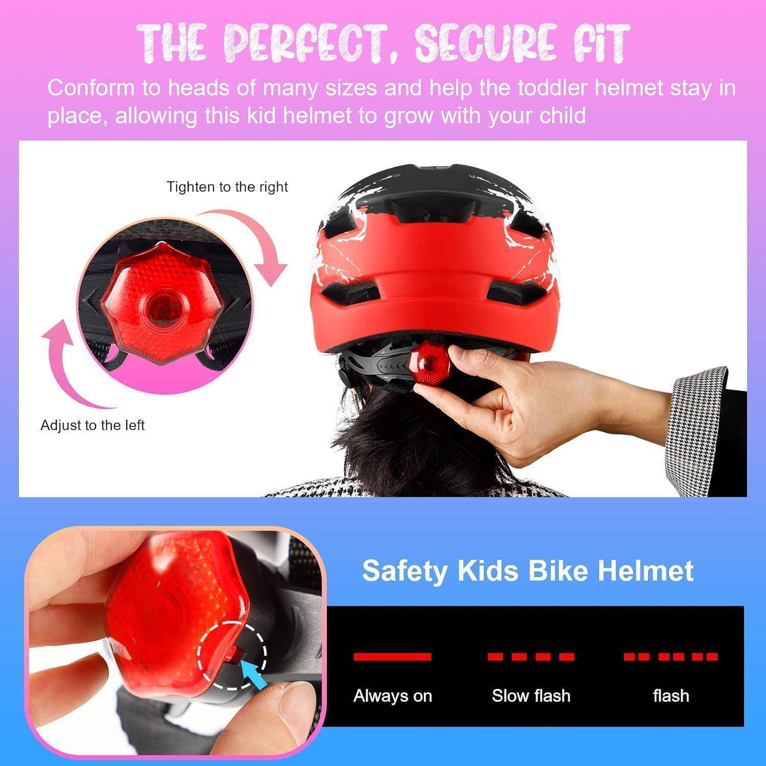 Fahrradhelm Kinder mit Licht, Leichter