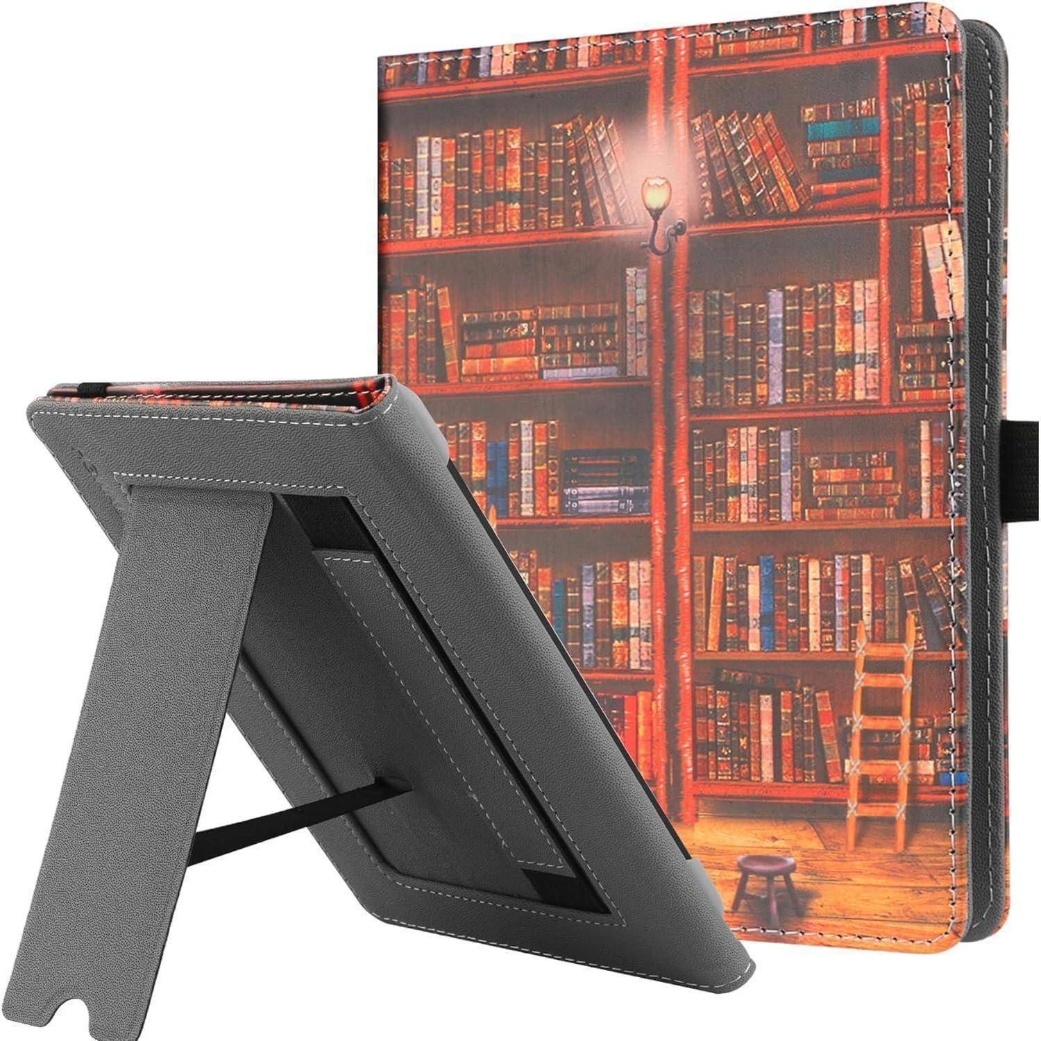 Universal Ständer Hülle für 6-6.8 Zoll eReader Premium PU Leder Cover