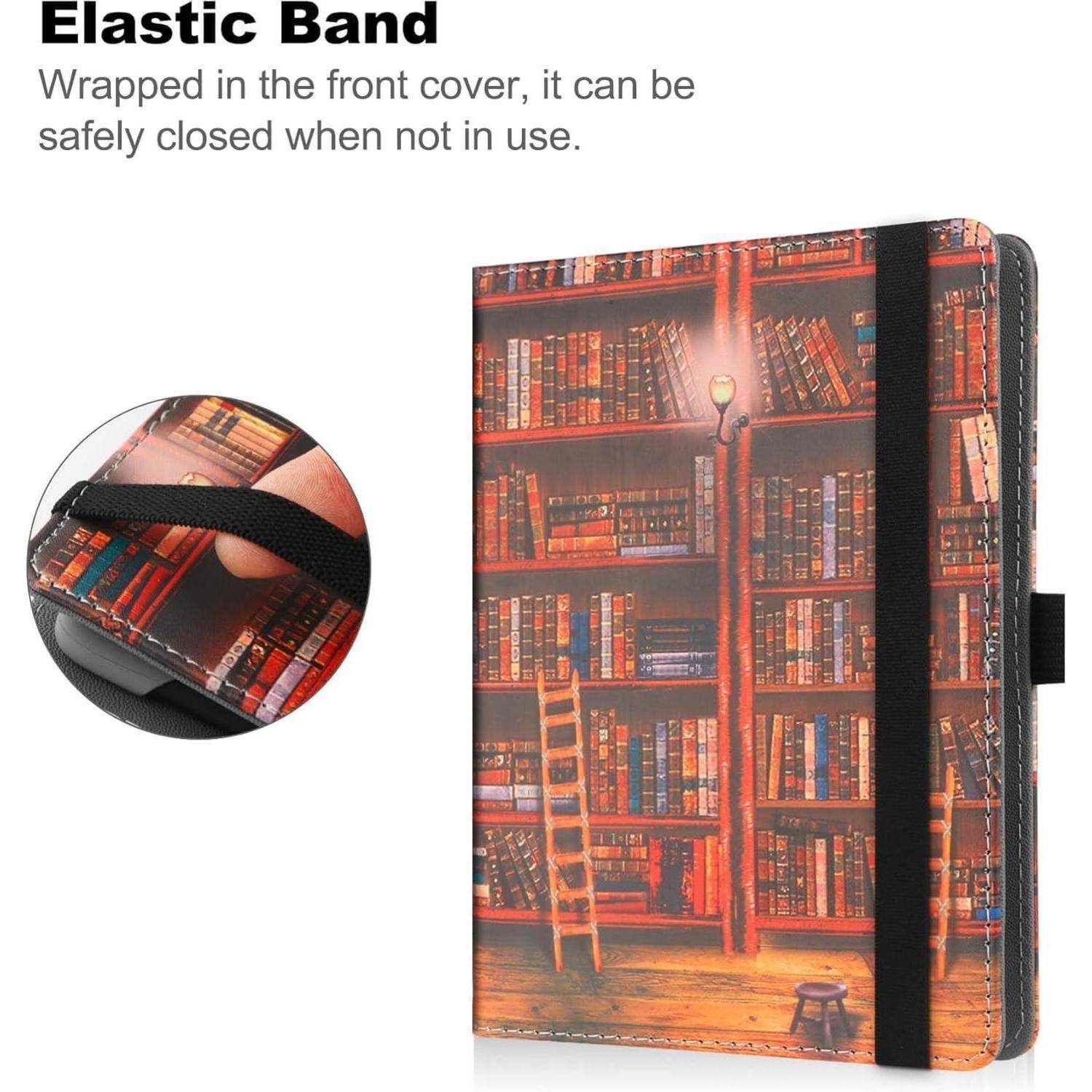 Universal Ständer Hülle für 6-6.8 Zoll eReader Premium PU Leder Cover
