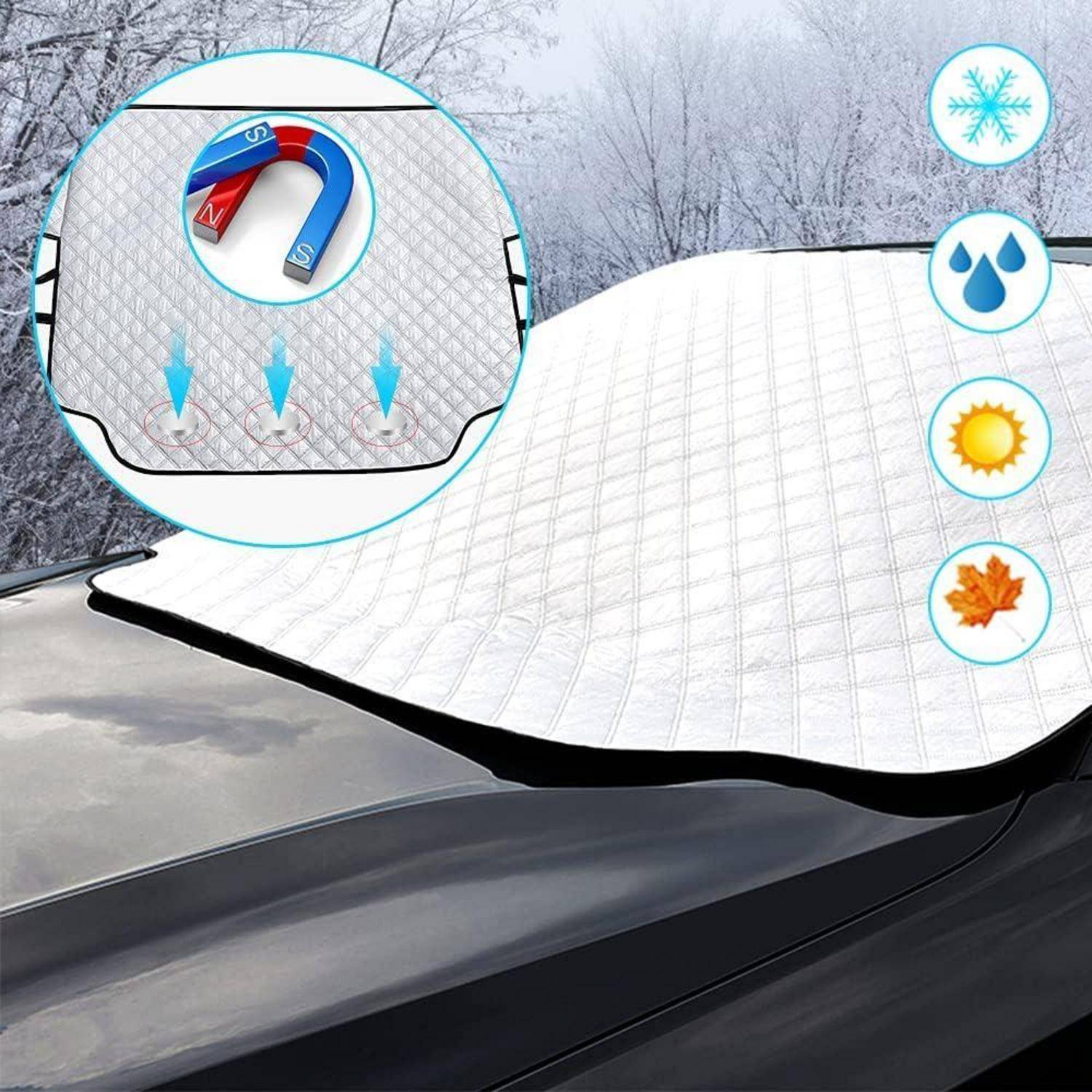Frontscheibenabdeckung Winter Schutz Auto Windschutzscheibe 183x116cm