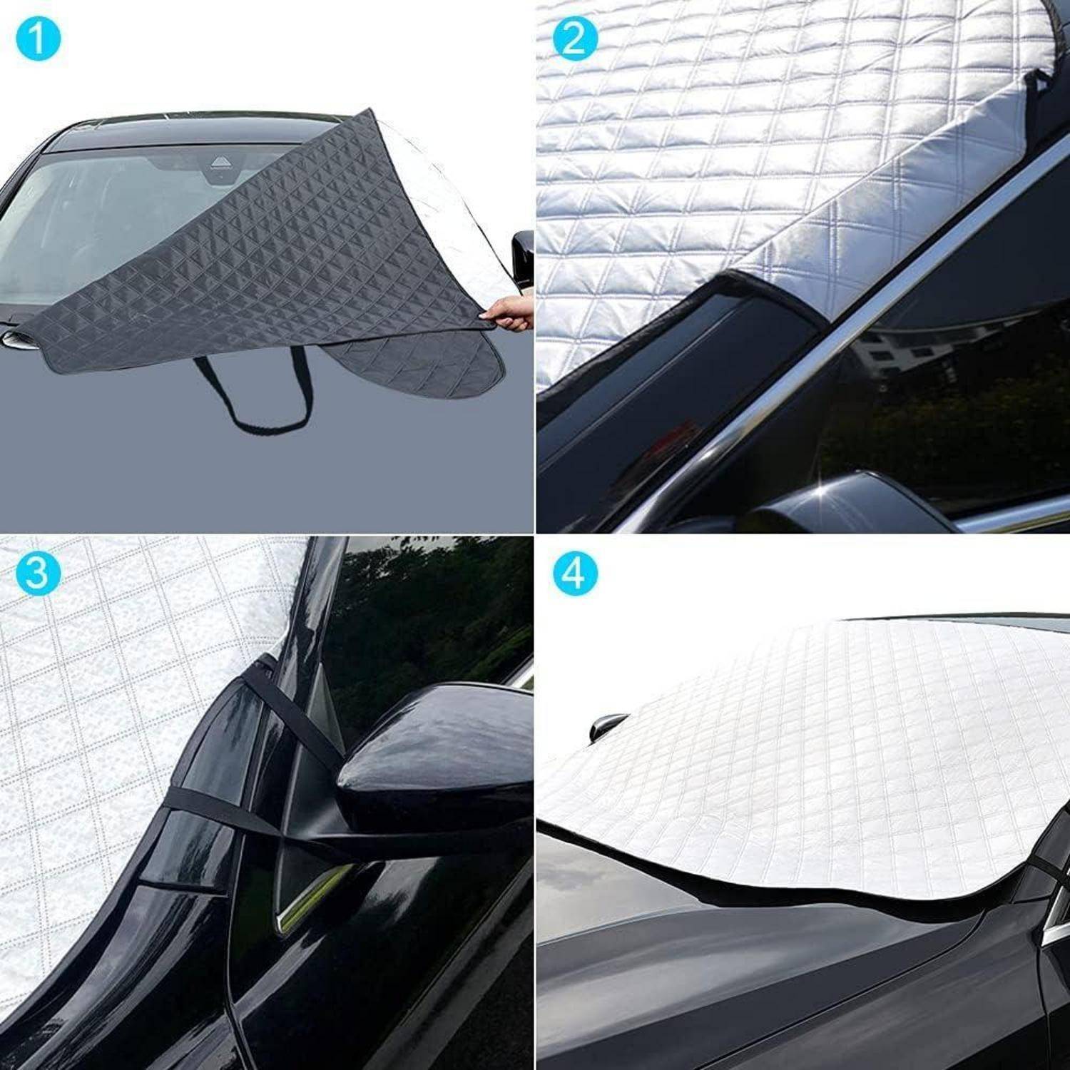 Frontscheibenabdeckung Winter Schutz Auto Windschutzscheibe 183x116cm