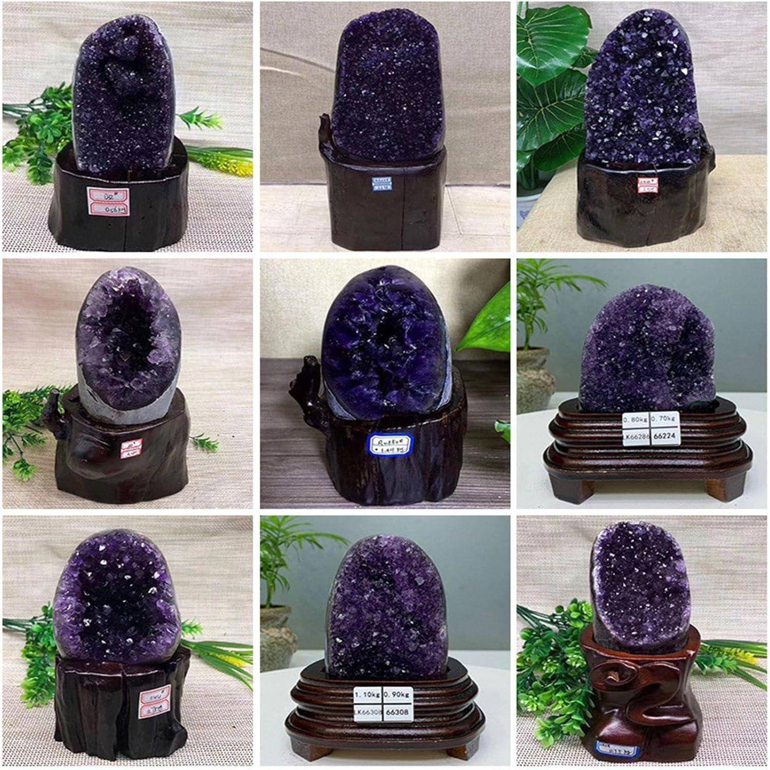 Natürlicher Amethyst Kristallclusterstein Uruguay 4,85 Lb – Roher