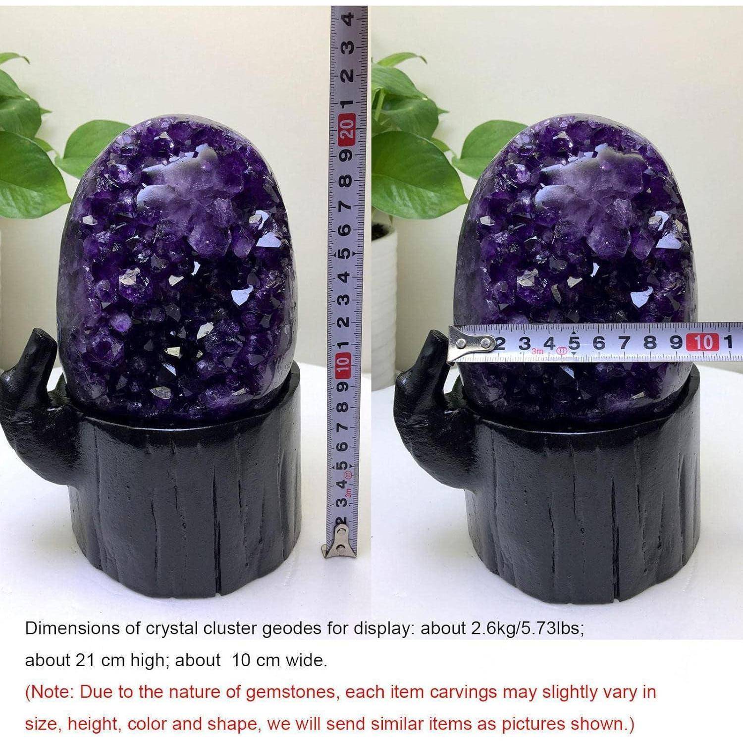Natürlicher Amethyst Cluster 2,6 Kg Heilstein Meditation Geschenk