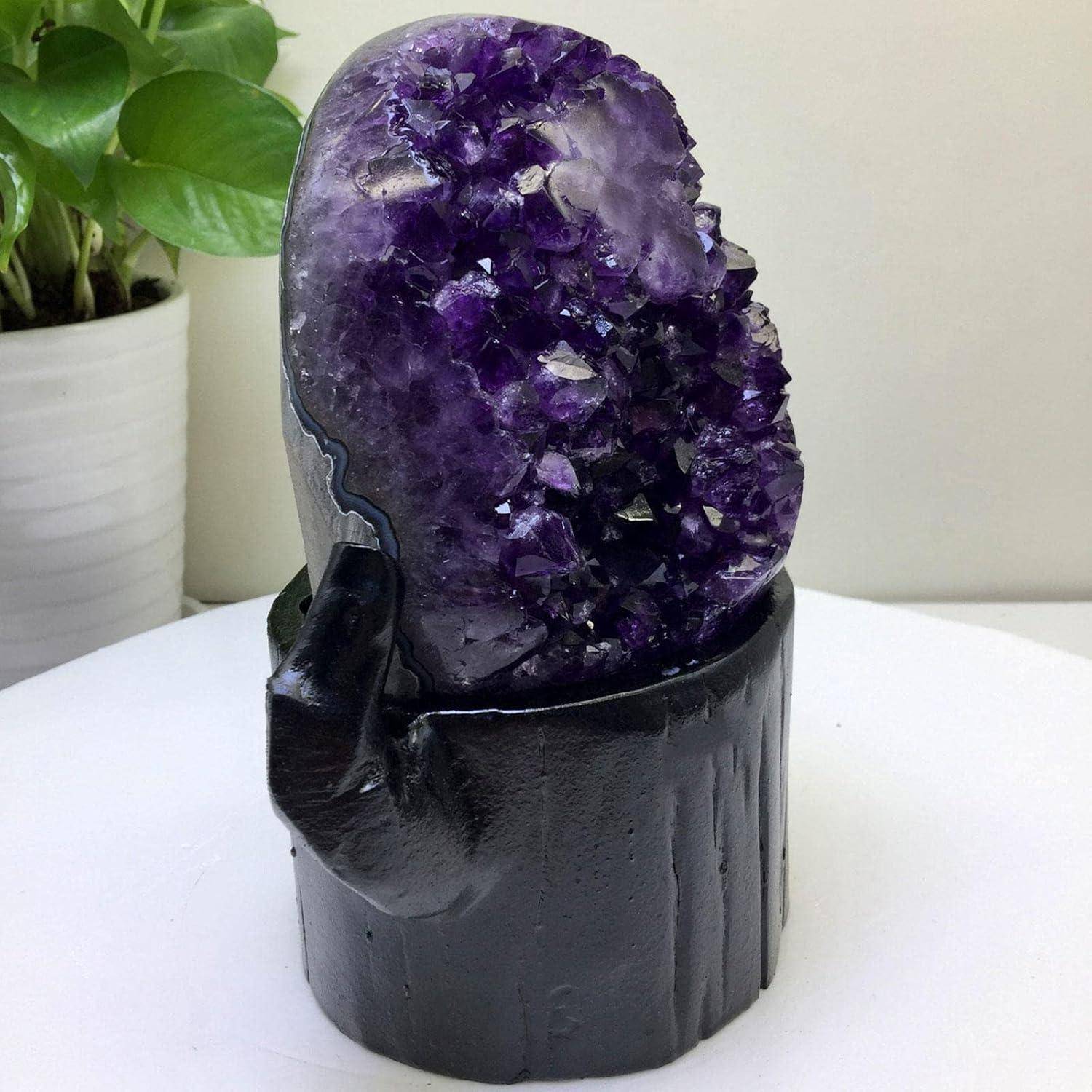 Natürlicher Amethyst Cluster 2,6 Kg Heilstein Meditation Geschenk