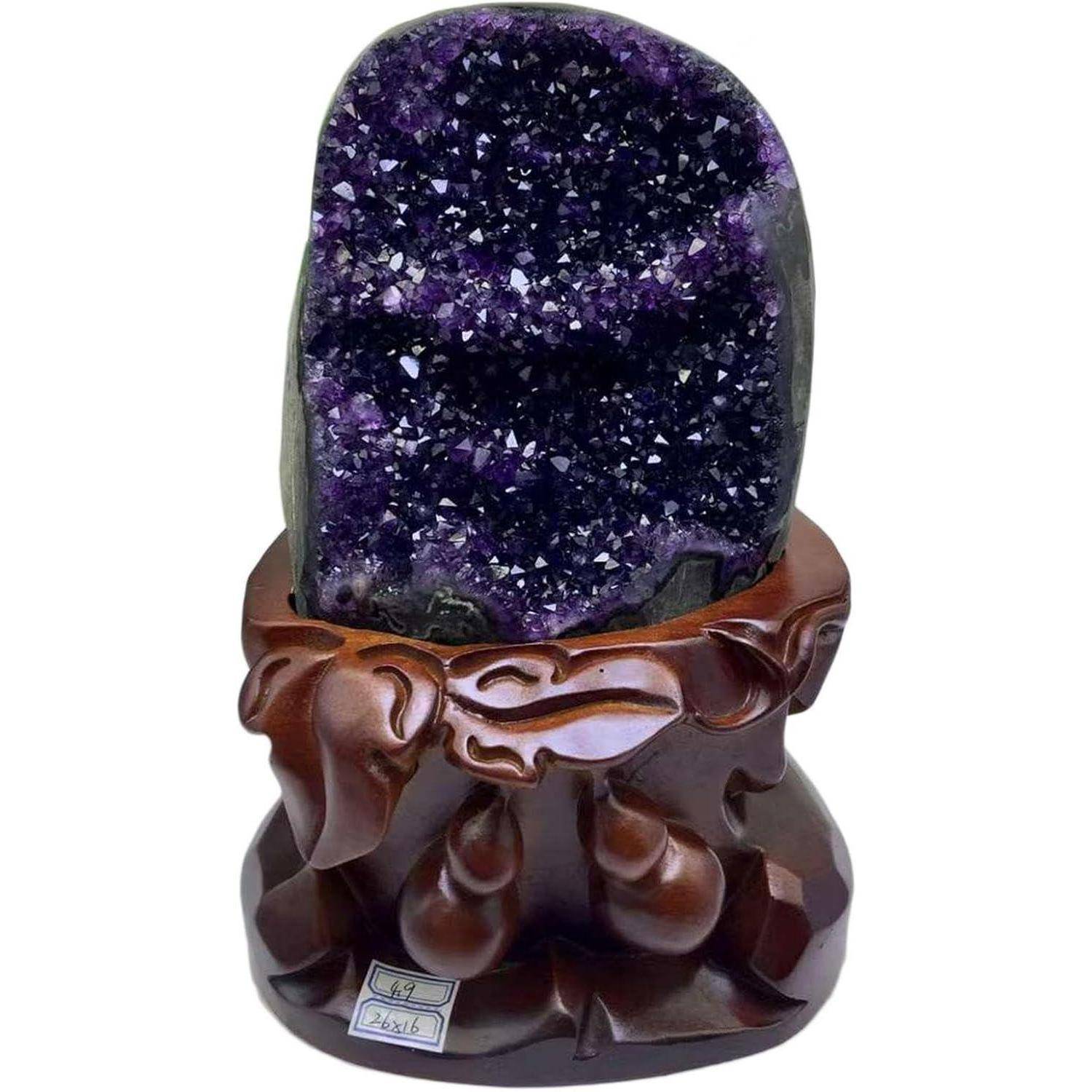 Natürliche Amethyst Cluster Geode 18.7 lbs Rohe Heilkristalle - Lila