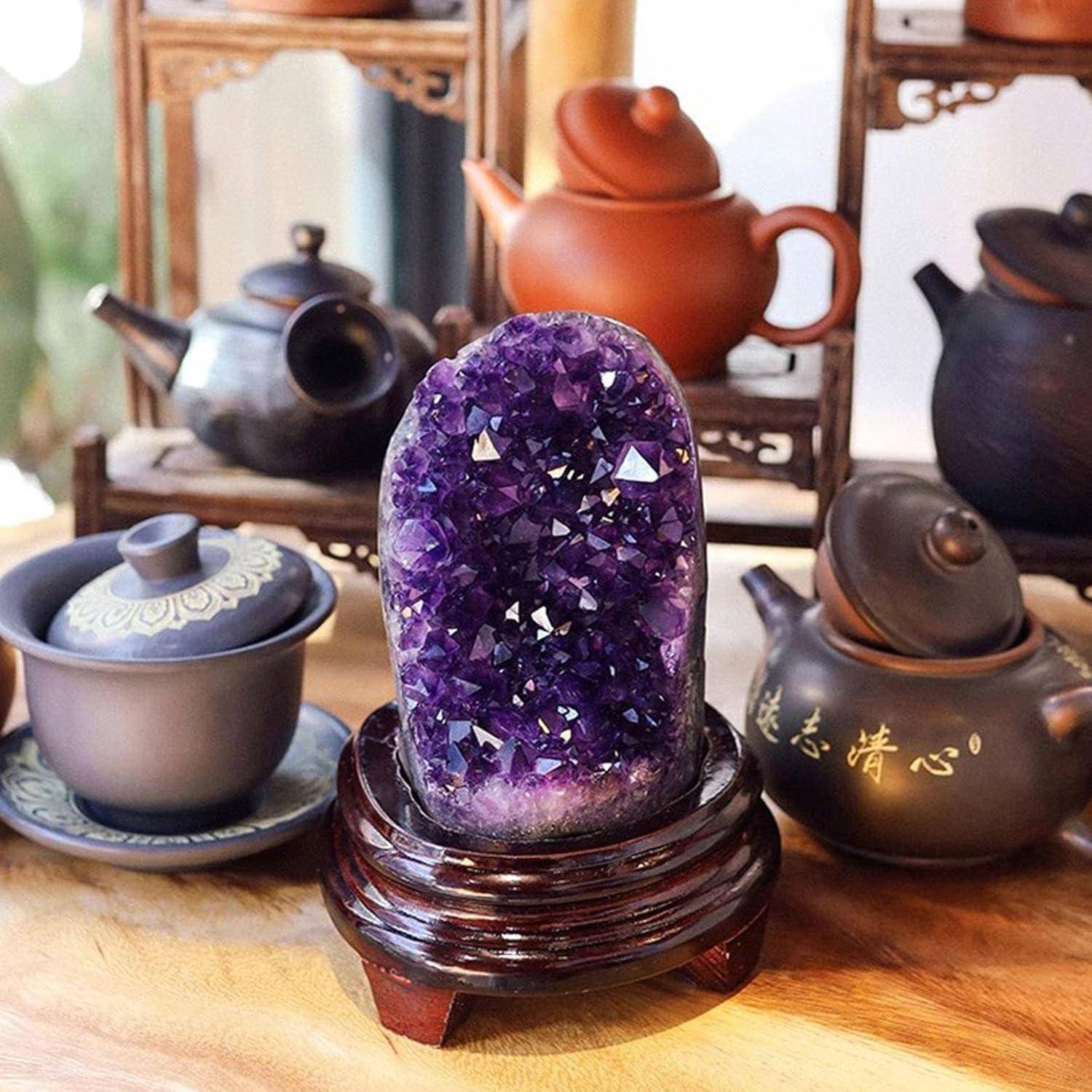Natürliche Amethyst Cluster Geode 18.7 lbs Rohe Heilkristalle - Lila