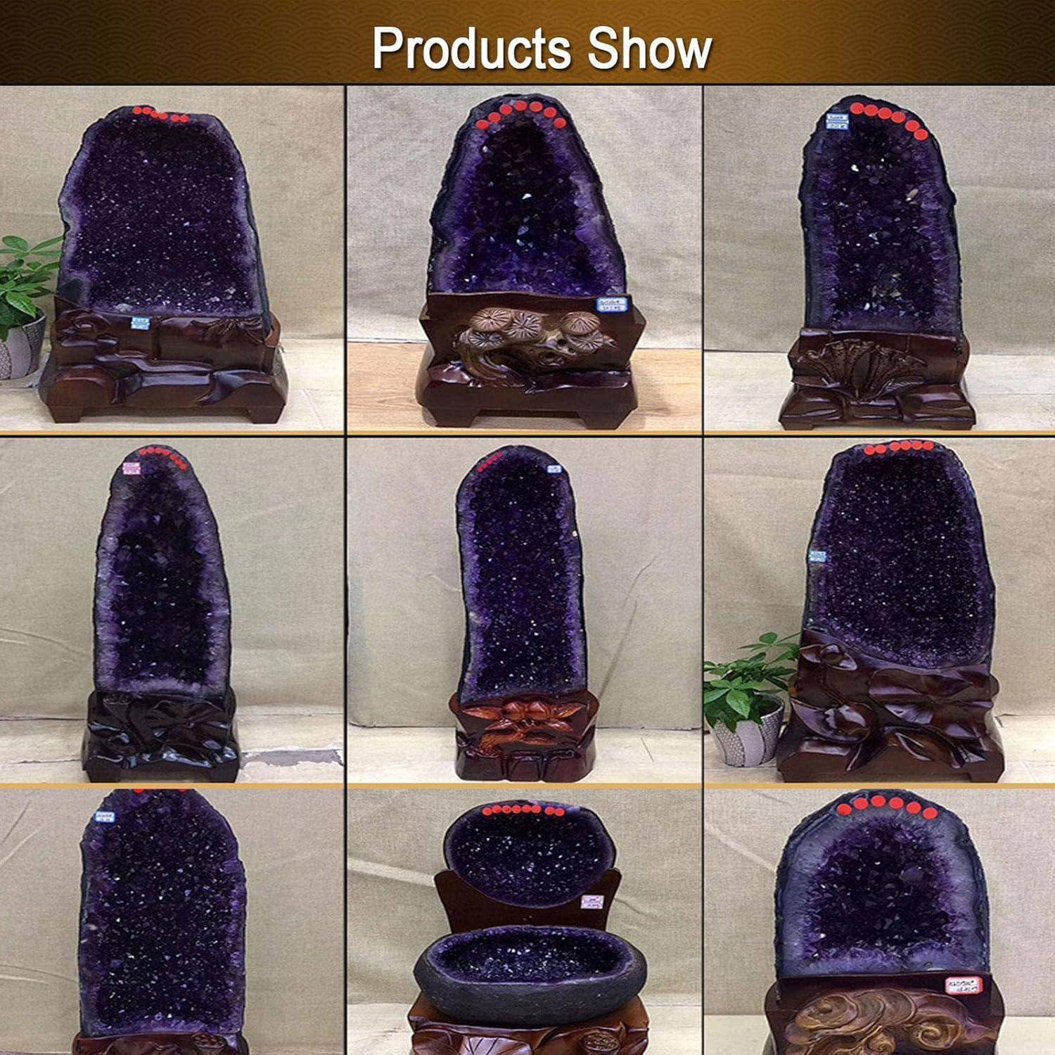 Amethyst-Geode, Hochenergetischer Amethystkristall, Natürlicher