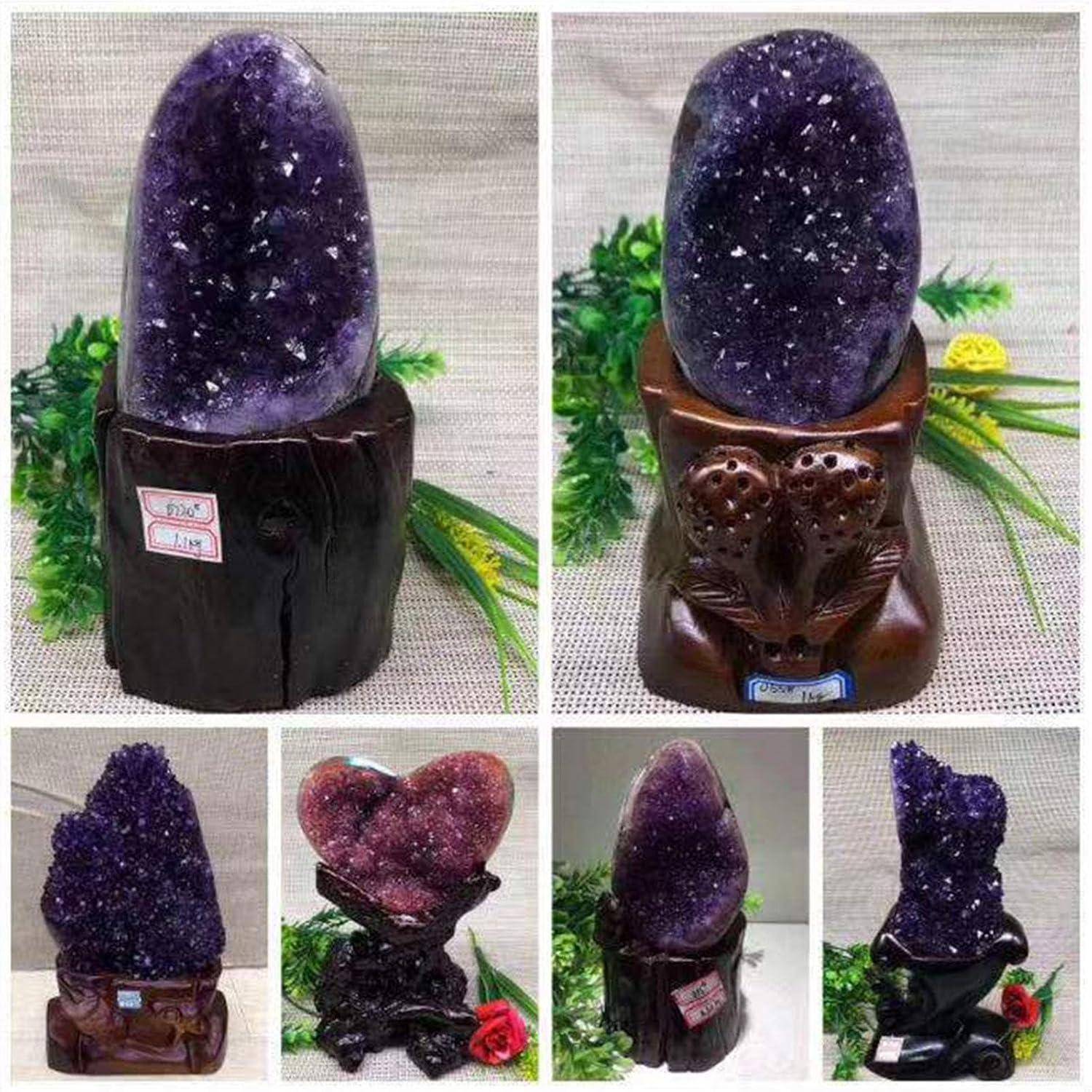Amethyst Cluster Rohkristall Geode Kristall Heilsteine 2.2lbs