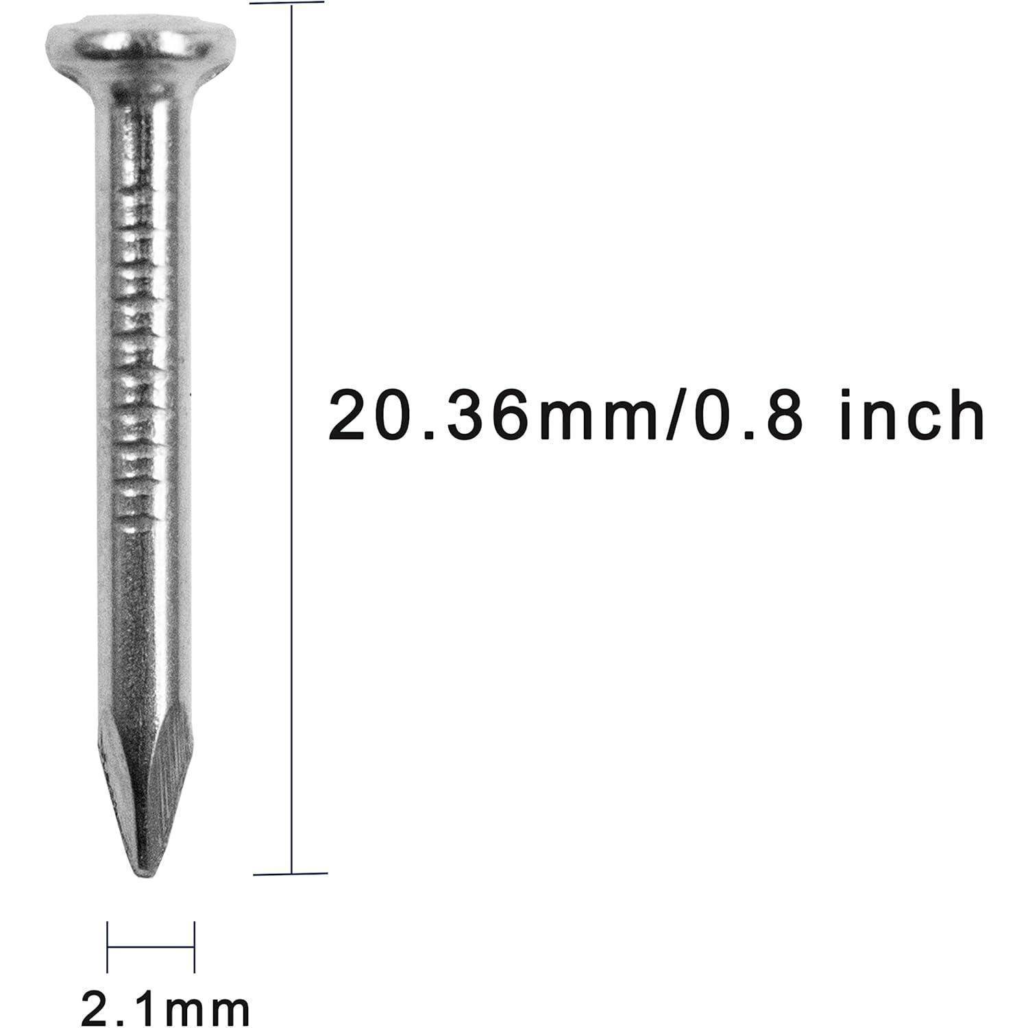 Betonnägel Kohlenstoffstahl Bilder Holz Sortiment 100 Stück 2CM