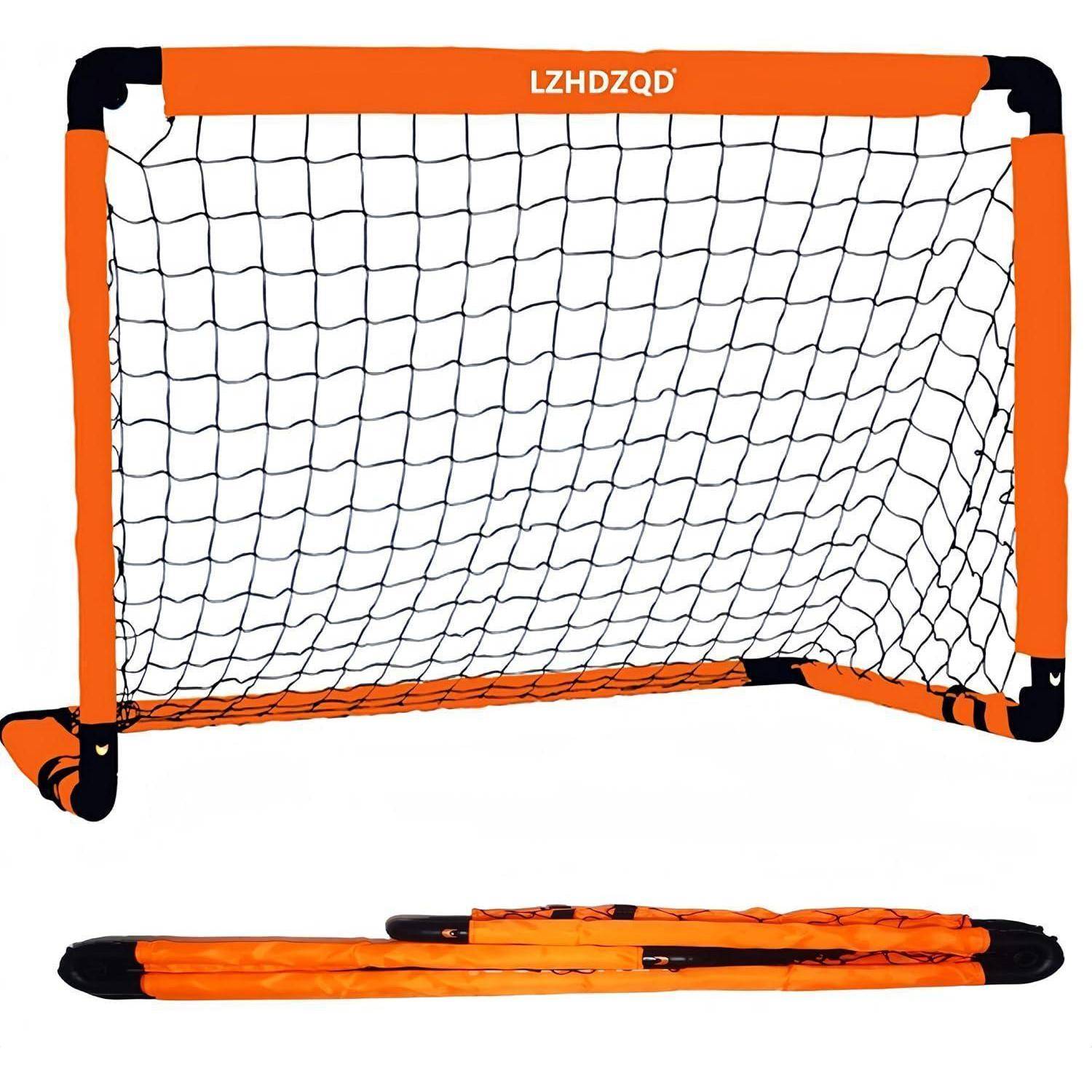 Fußballtor klappbar Kinder mini 60x45cm 90x60cm fussballtor orange