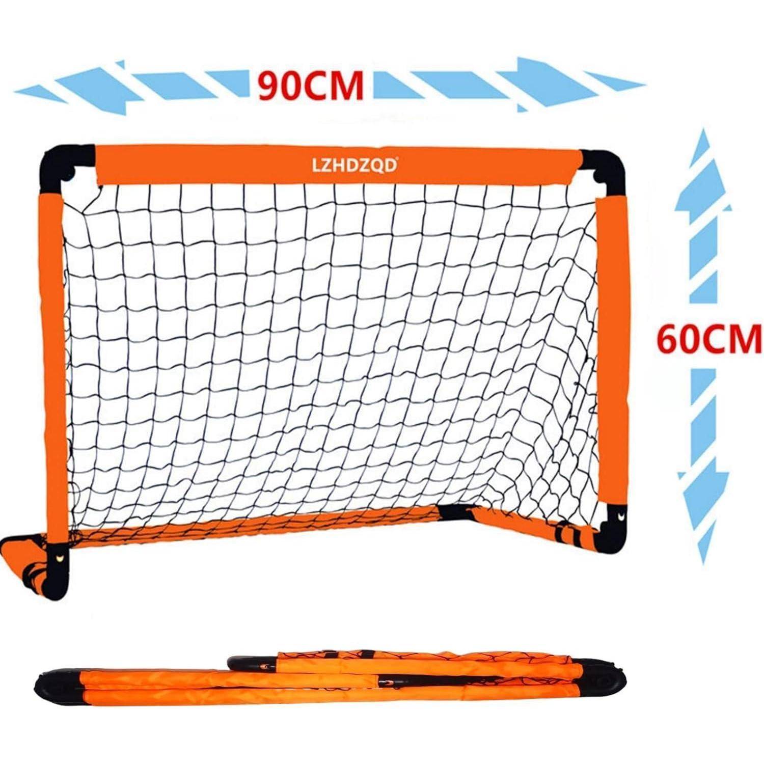 Fußballtor klappbar Kinder mini 60x45cm 90x60cm fussballtor orange