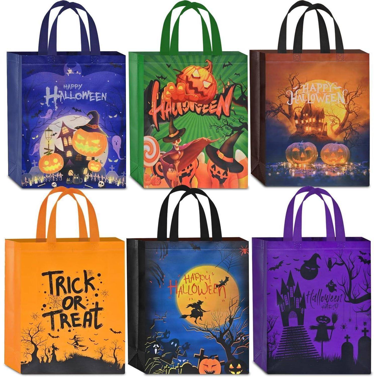 Geschenktüte Halloween 6er Süßes Deko Party Stil II 6 Stück