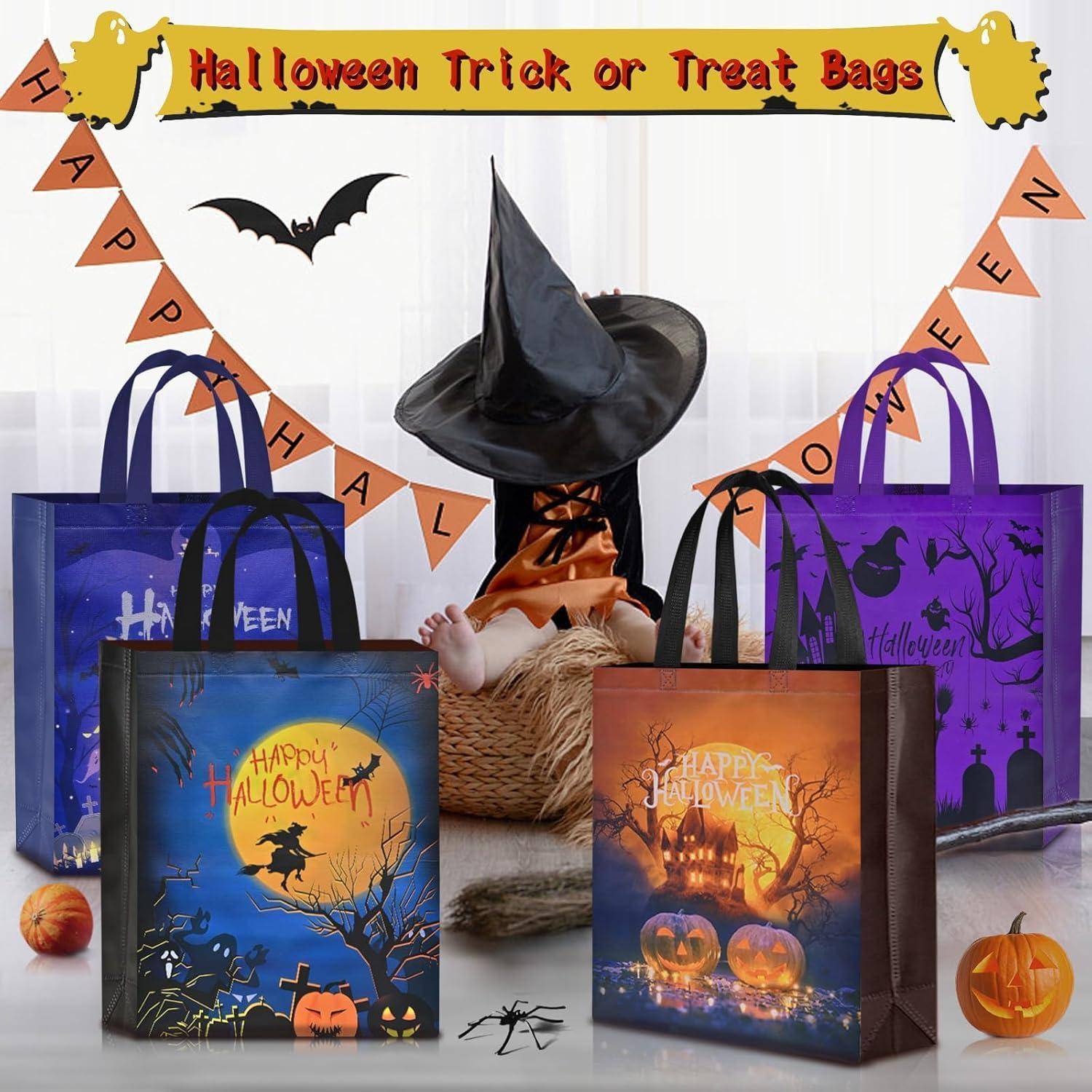 Geschenktüte Halloween 6er Süßes Deko Party Stil II 6 Stück