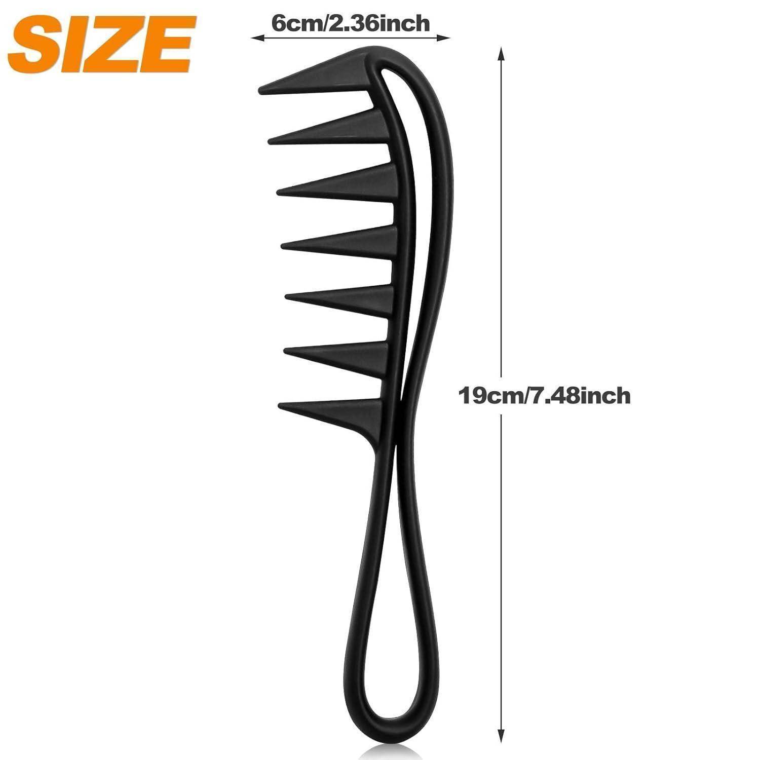 Lockenkamm Wide Tooth Comb Afro Kamm für Lockiges Haar