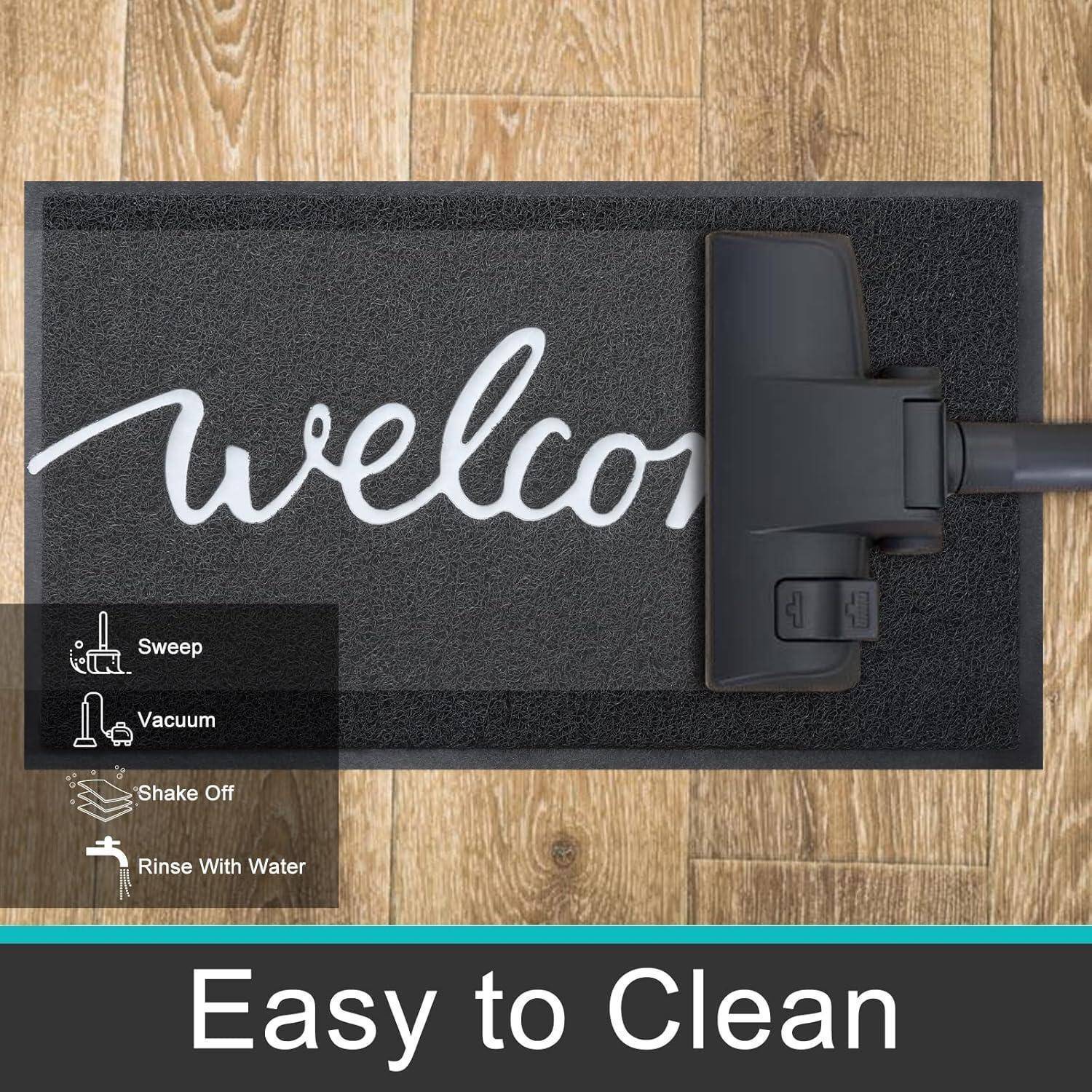 Fußmatte 60 x 90 cm (Rechteckig) Schwarz-weiß Welcome
