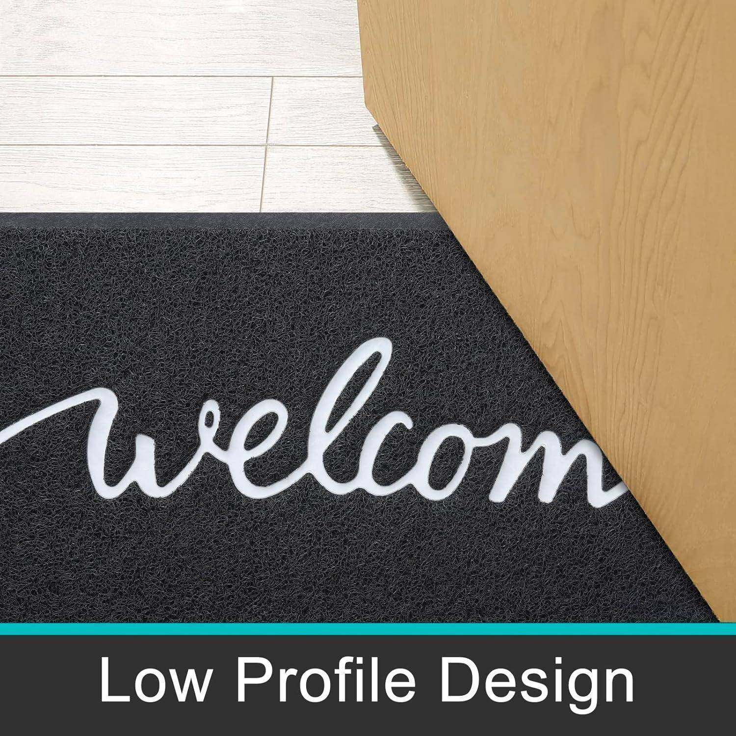 Fußmatte 60 x 90 cm (Rechteckig) Schwarz-weiß Welcome