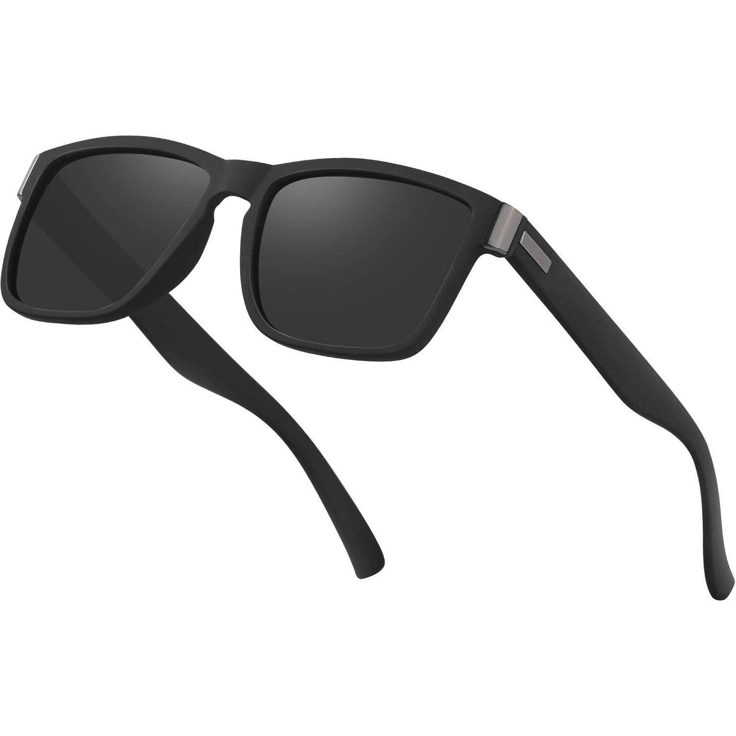 Sonnenbrille Herren Polarisiert UV400 Angeln Klassisch Schwarz