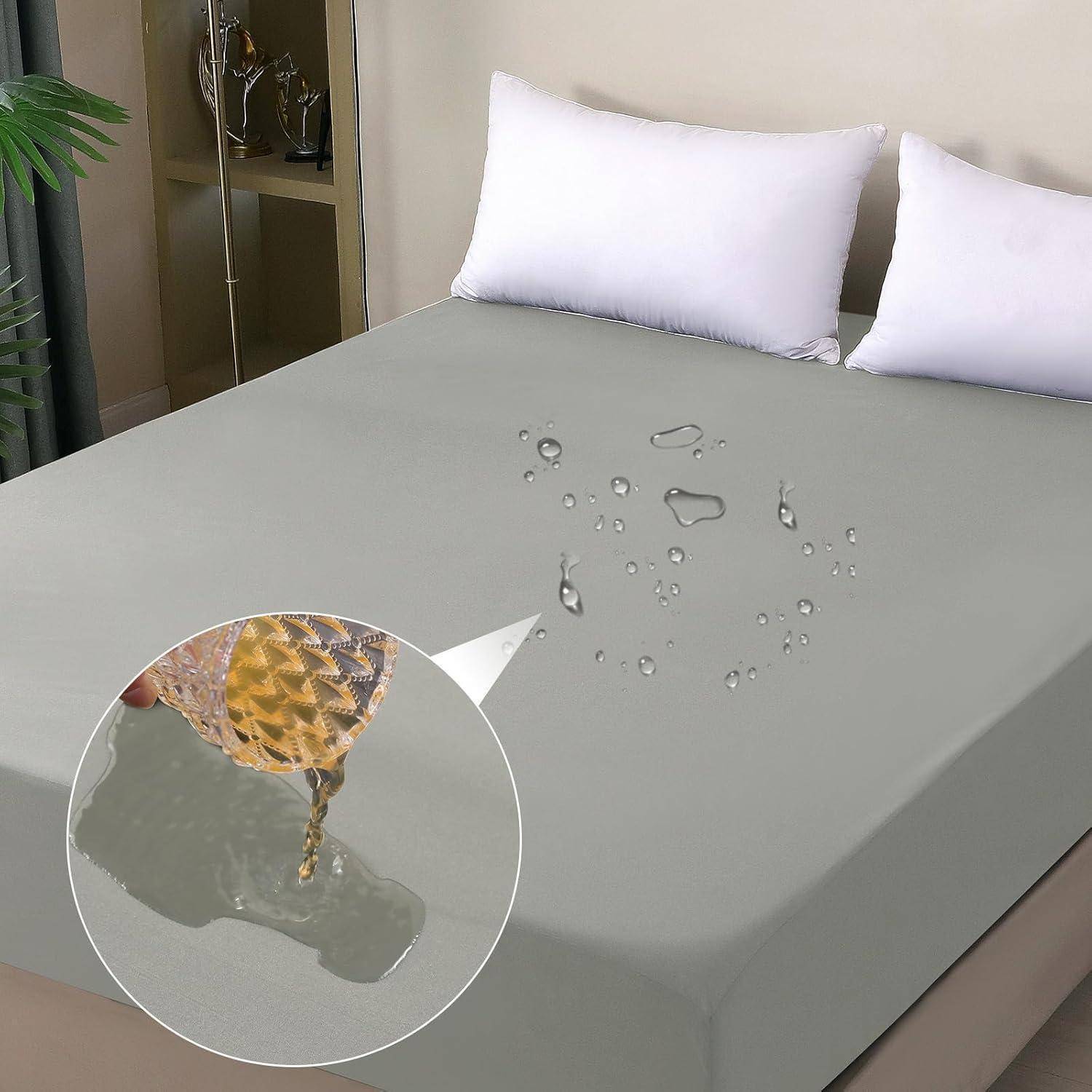 Wasserdichter Matratzenschoner 90x200cm Spannbettlaken atmungsaktive