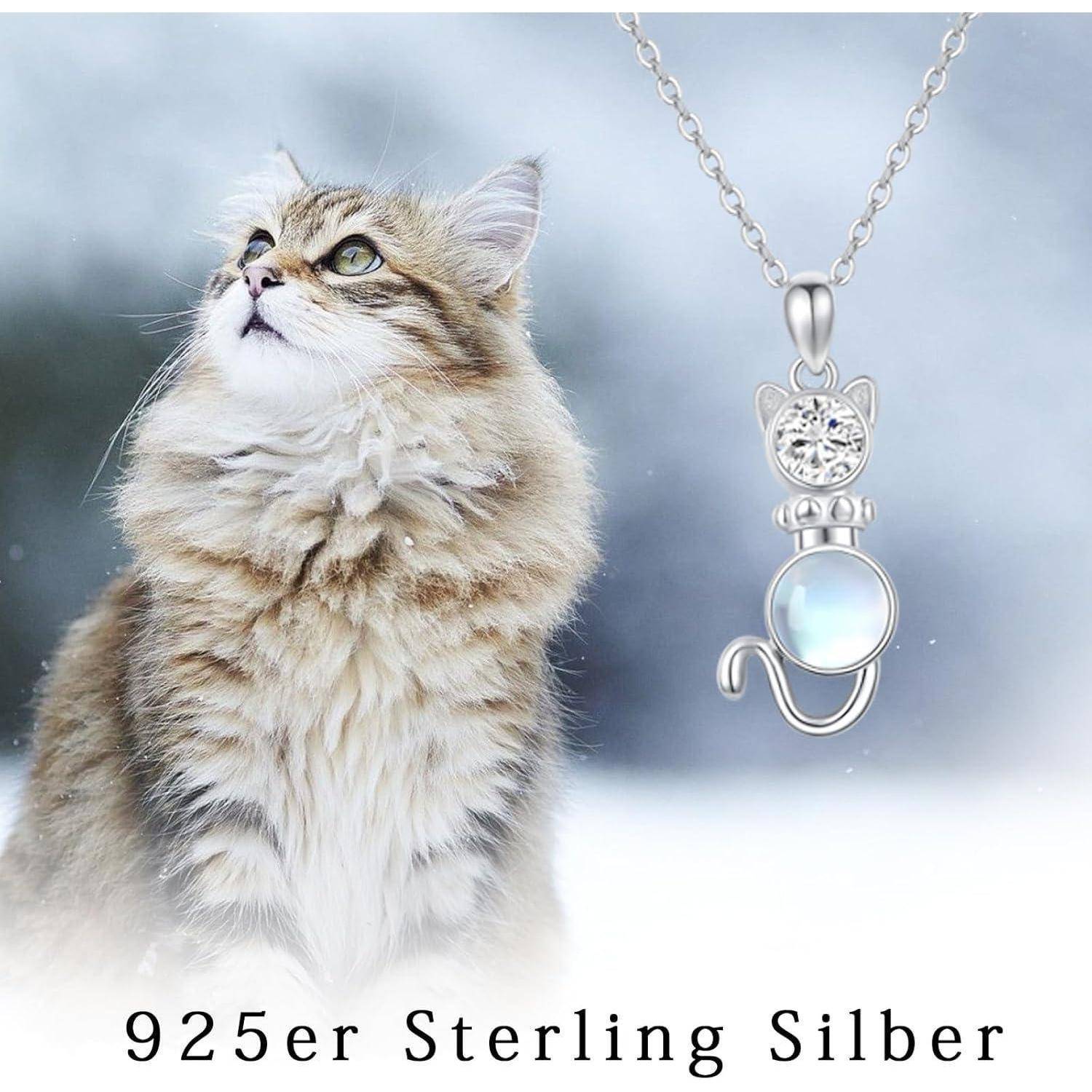 Halskette 925 Sterling Silber Tier Axolotl Fuchs Delfin Tierhals Kette