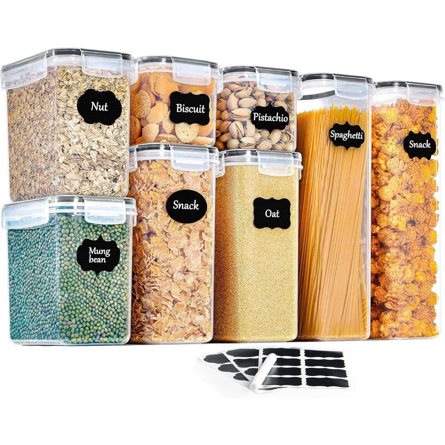 Vorratsdosen 8er Set Aufbewahrungsbox Küche Luftdicht Behälter Plastik
