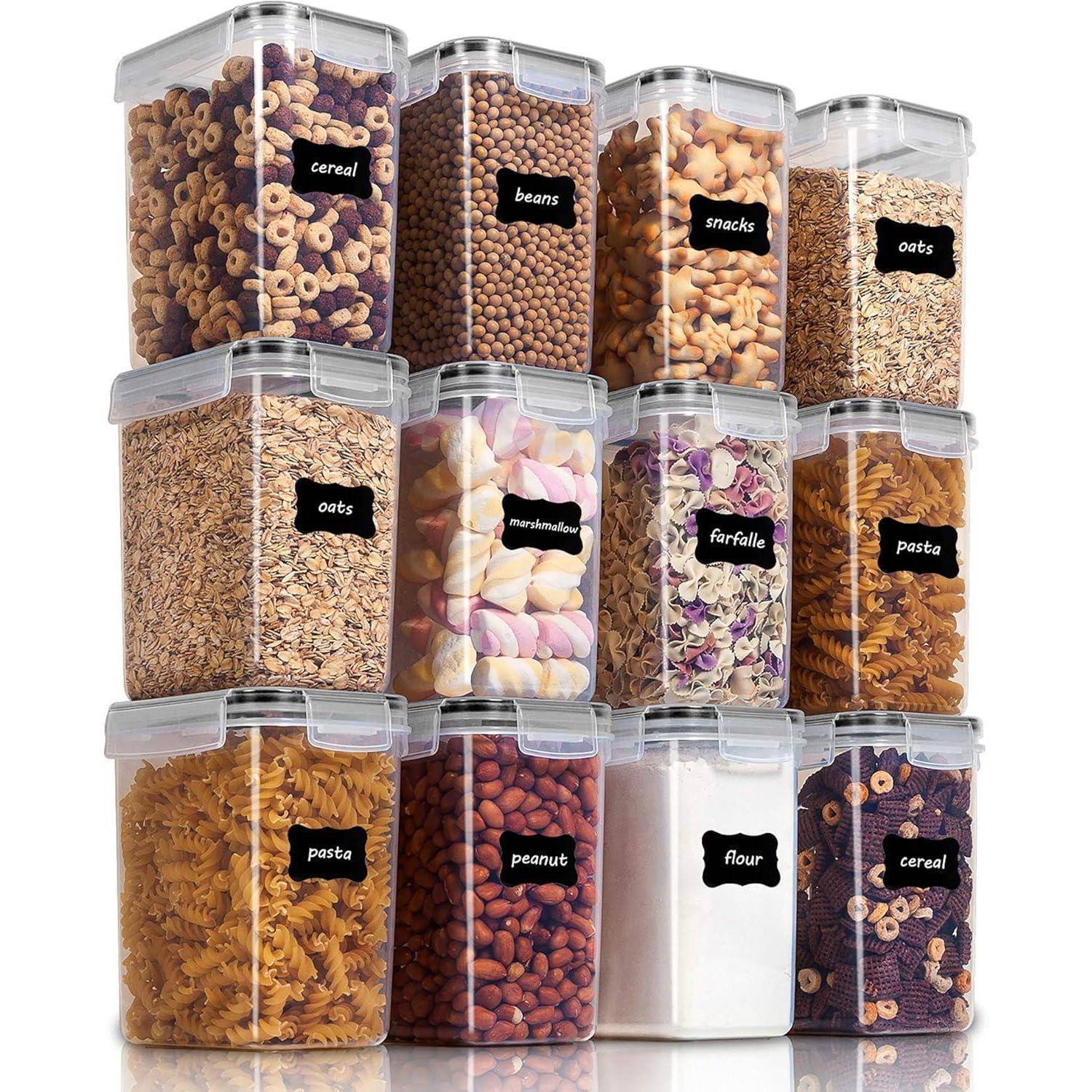 Vorratsdosen Set Müsli Schüttdose Frischhaltedosen BPA frei Kunststoff