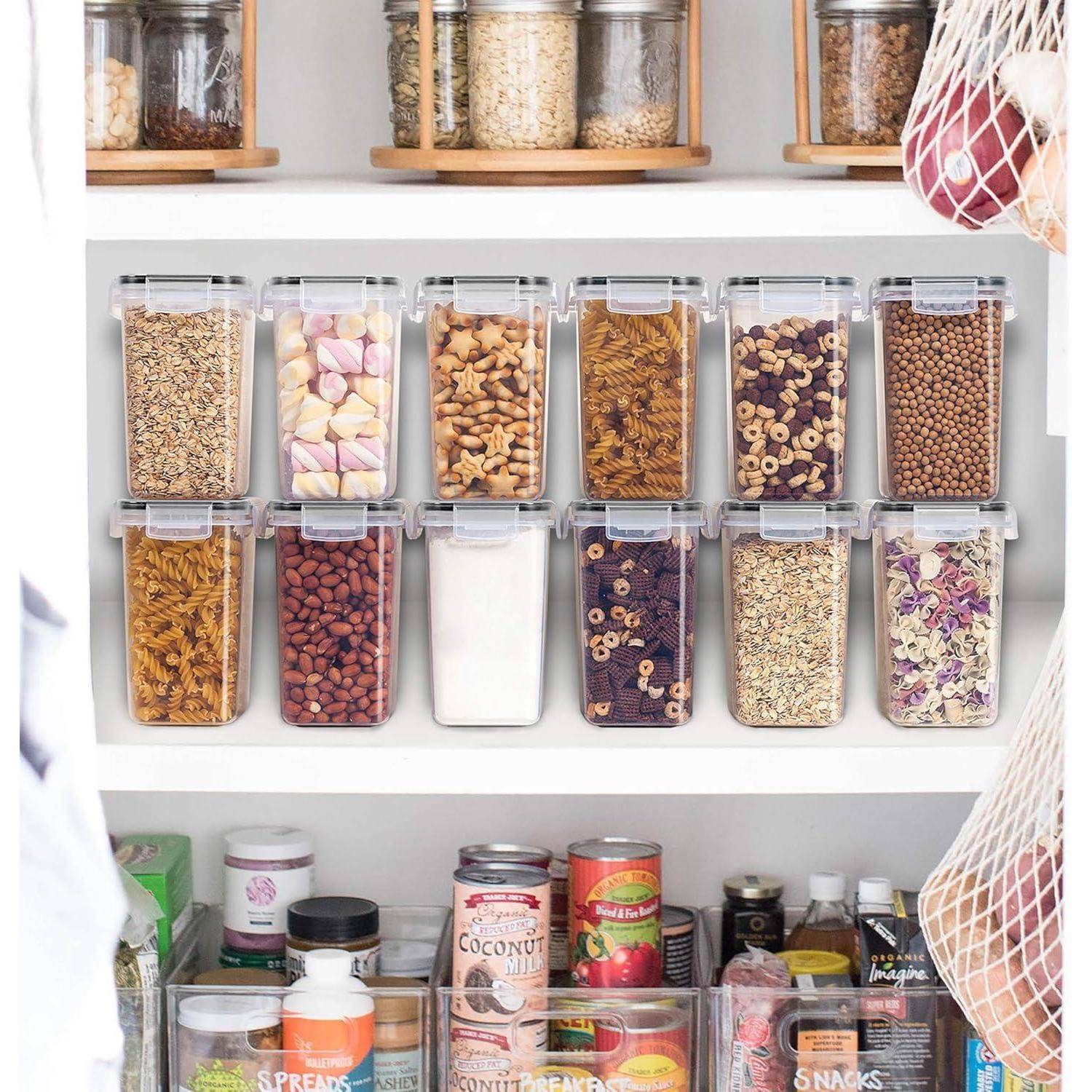 Vorratsdosen Set Müsli Schüttdose Frischhaltedosen BPA frei Kunststoff