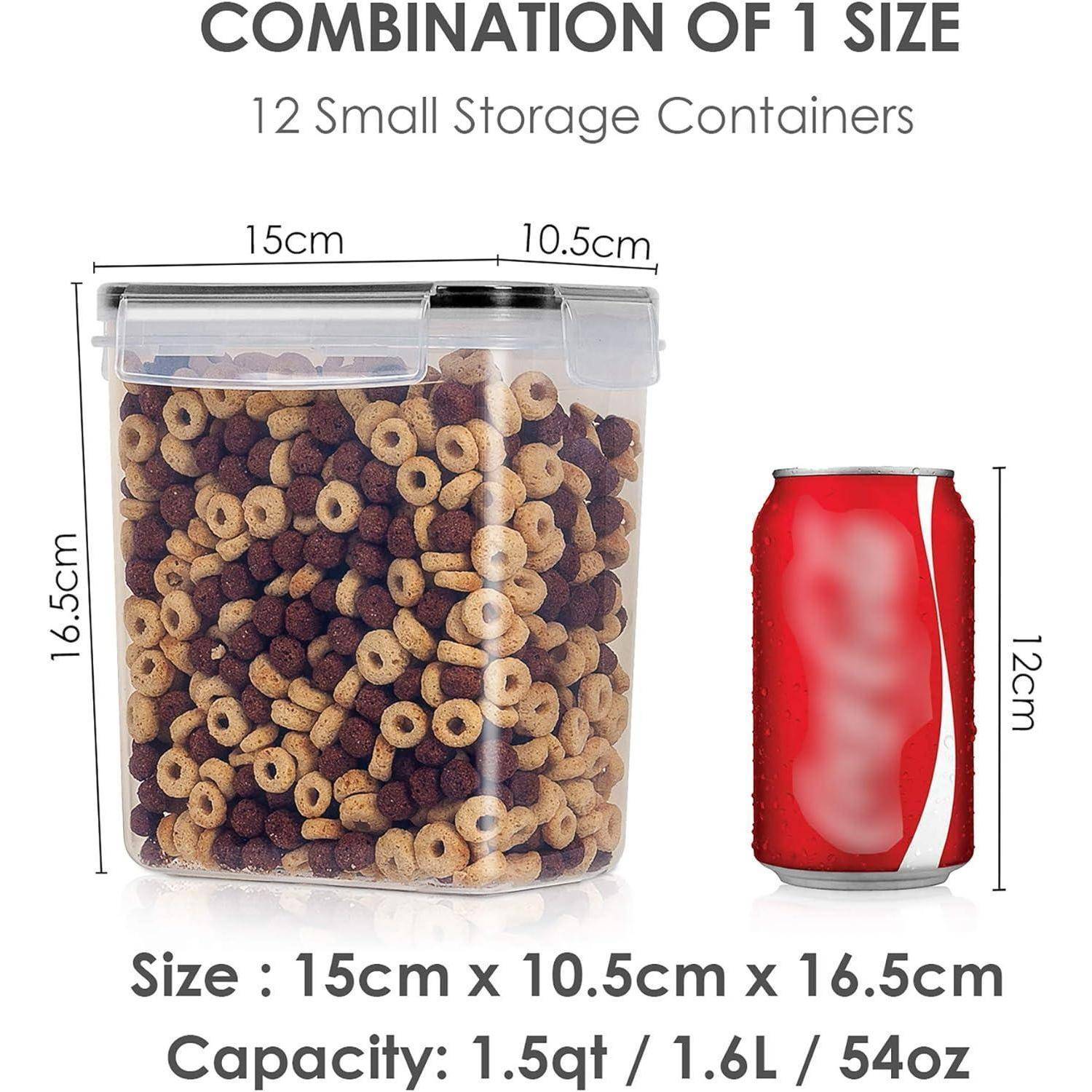 Vorratsdosen Set Müsli Schüttdose Frischhaltedosen BPA frei Kunststoff