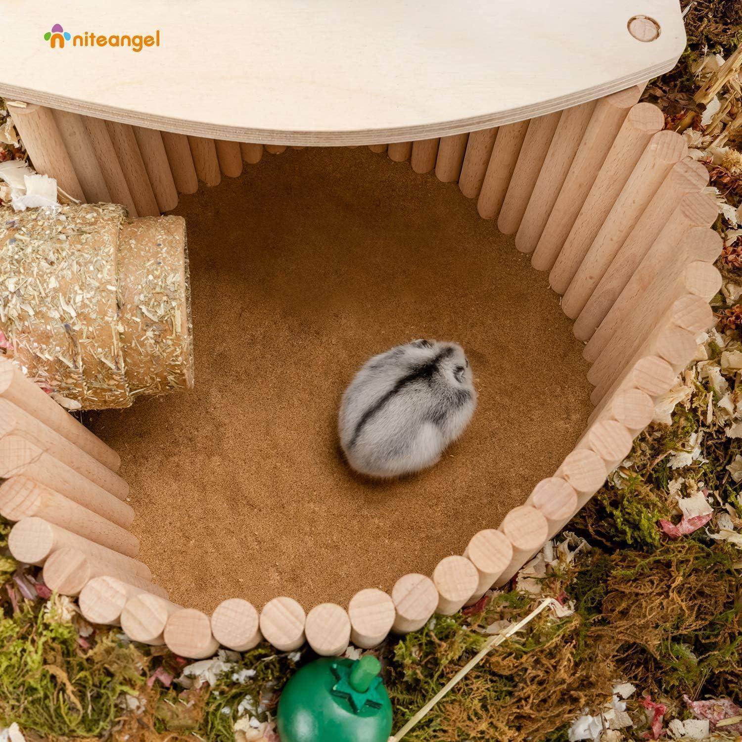 Hamster Kletterleiter Holz Hängebrücke für Kleintiere