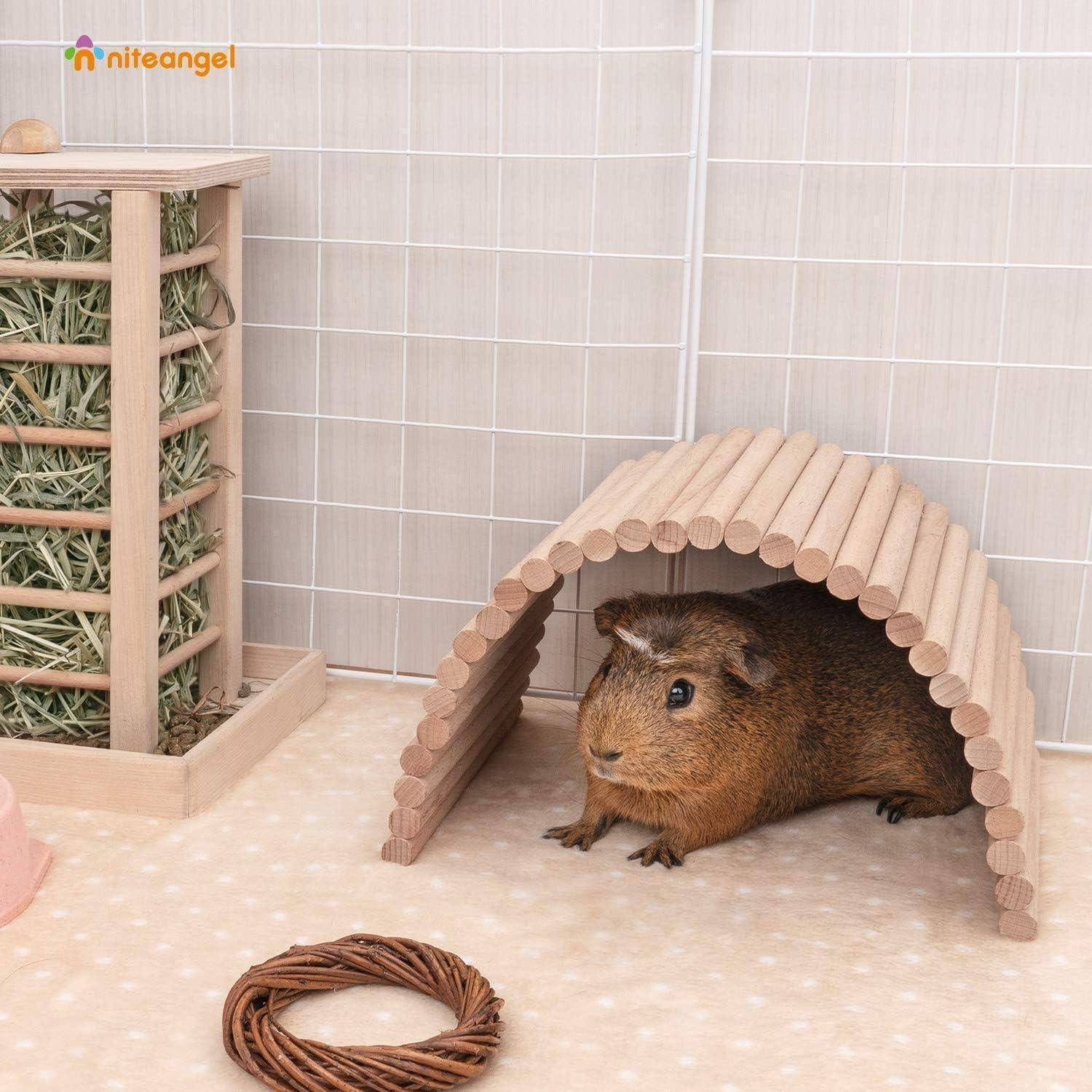 Hamster Kletterleiter Holz Hängebrücke für Kleintiere