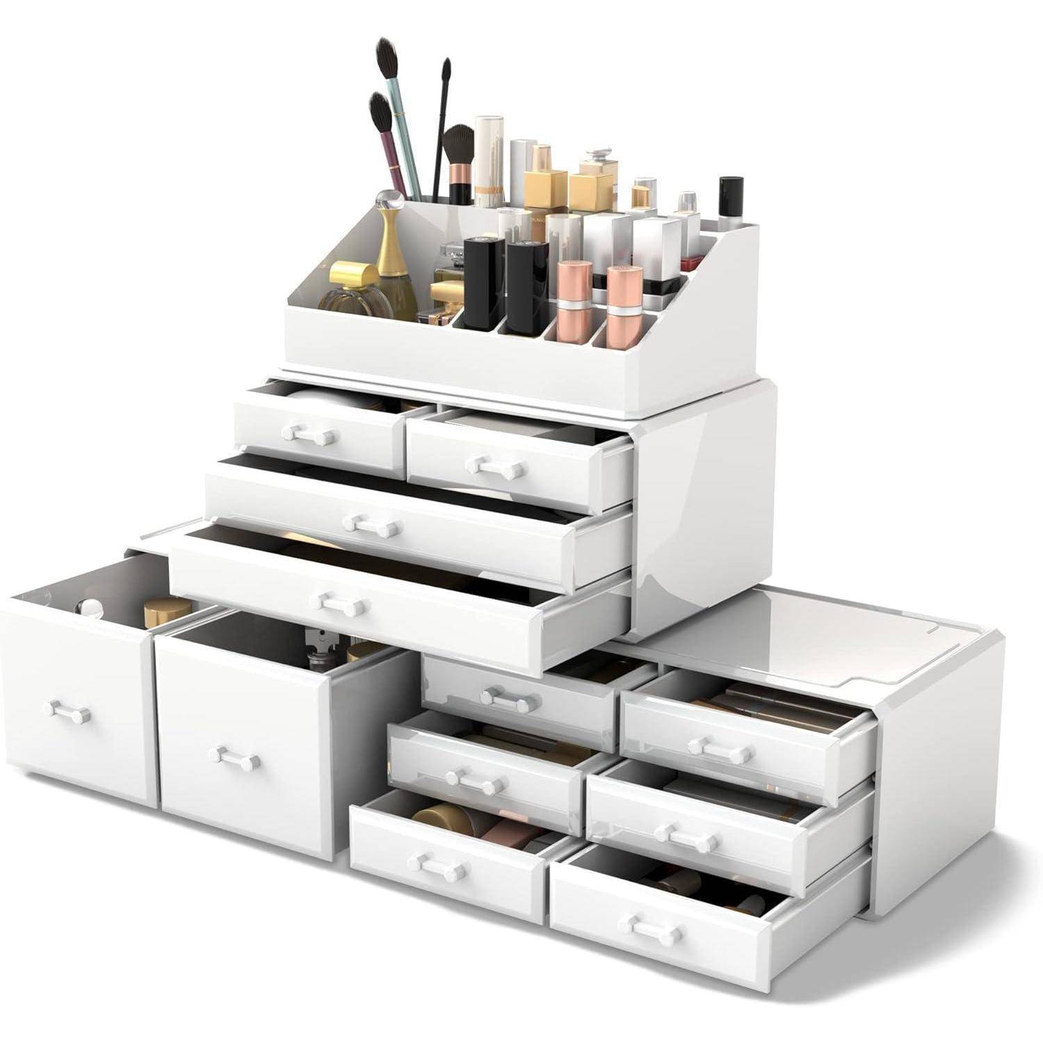 Makeup Organizer Aufbewahrungsbox Schmink Aufbewahrung 4 Lagen